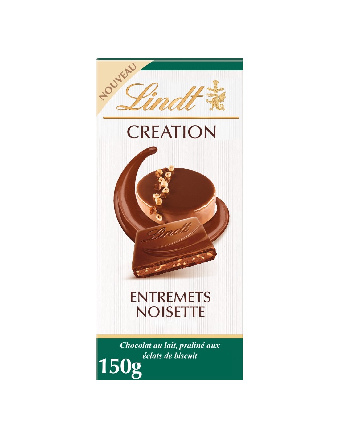 Lindt Creation Milk Hazelnut Dessert 150g