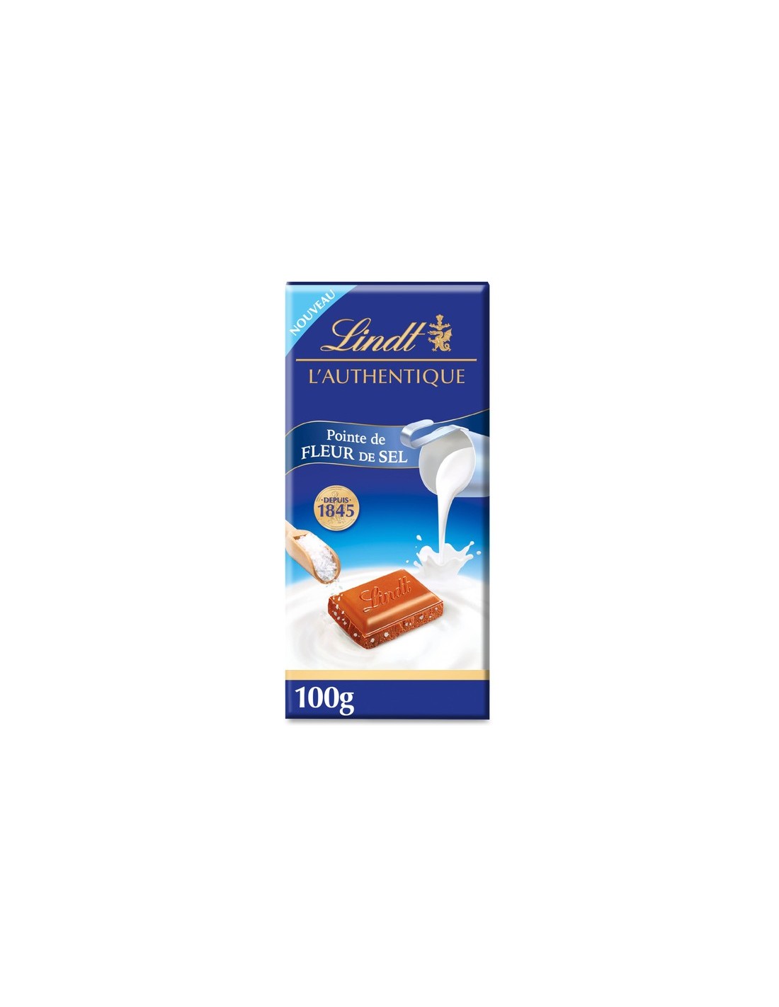 Lindt L'Authentique Lait Fleur de Sel 100g