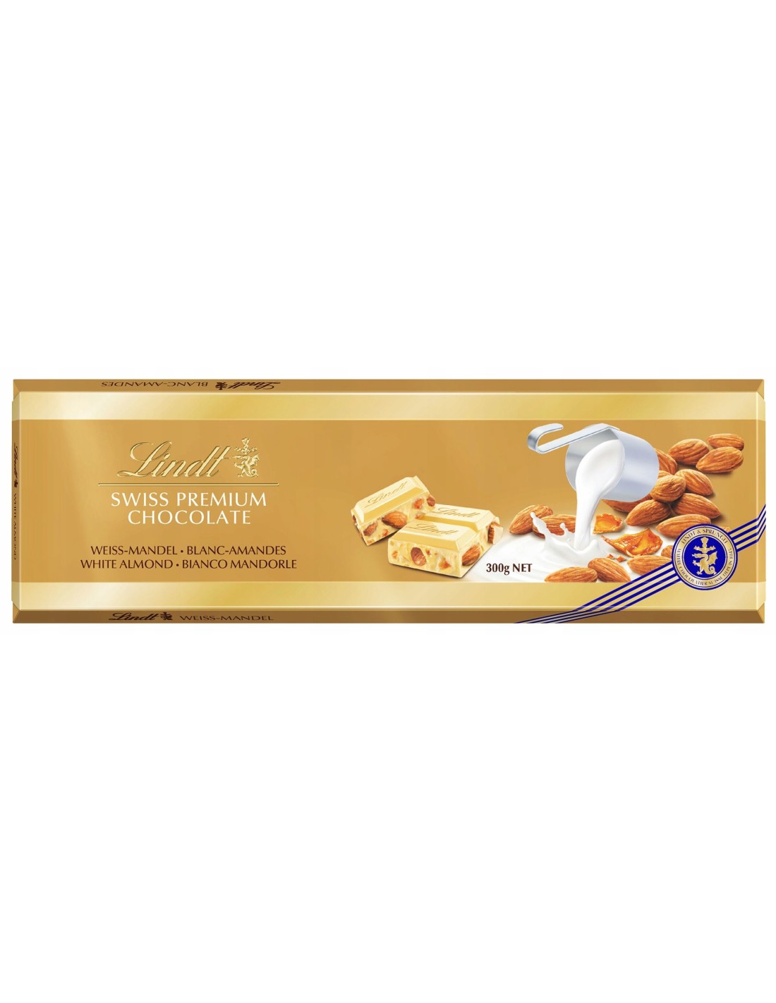 Lindt Swiss Premium White Almond 300g