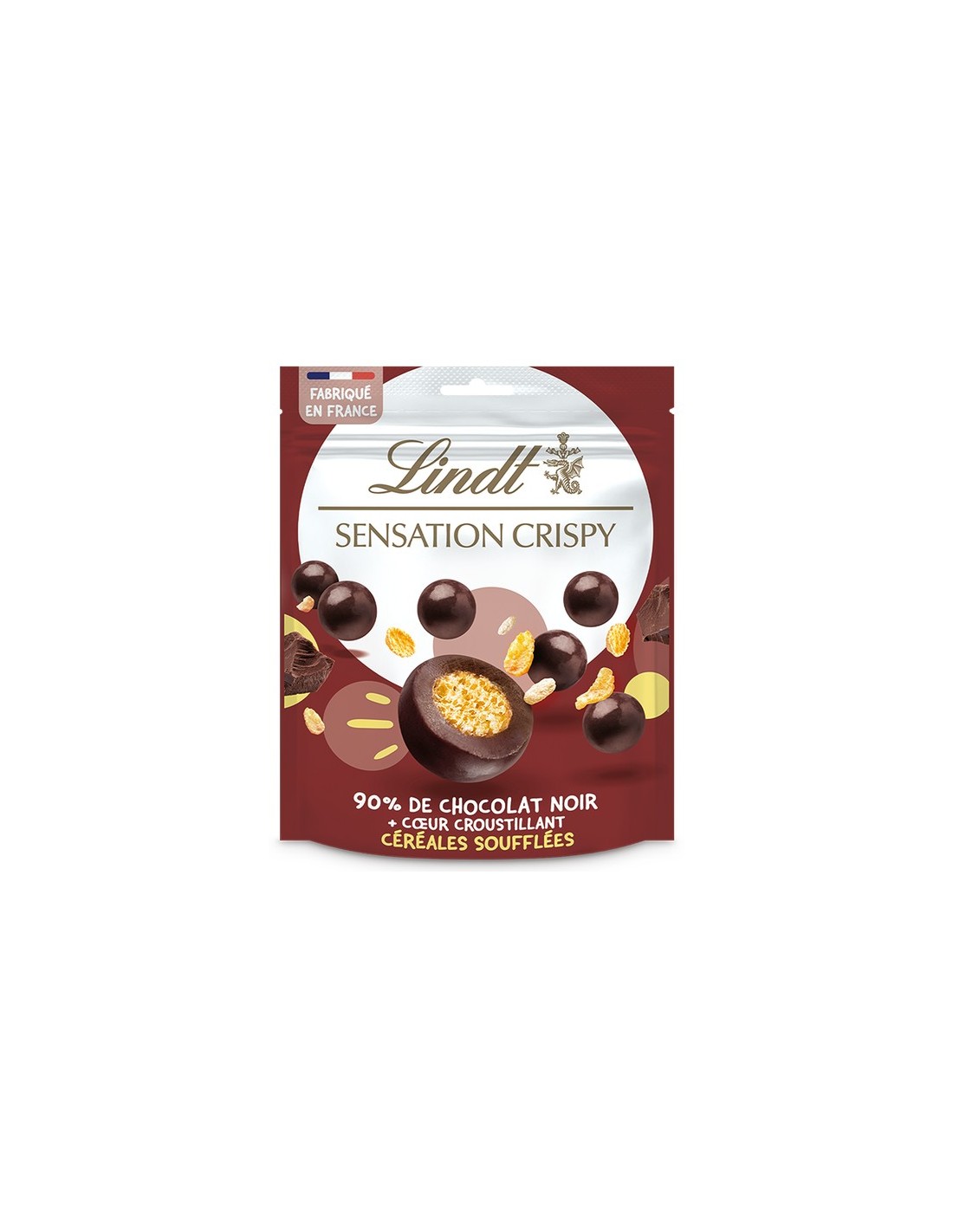 Lindt Sensation Crispy Dark Puffed Cereals 140g
