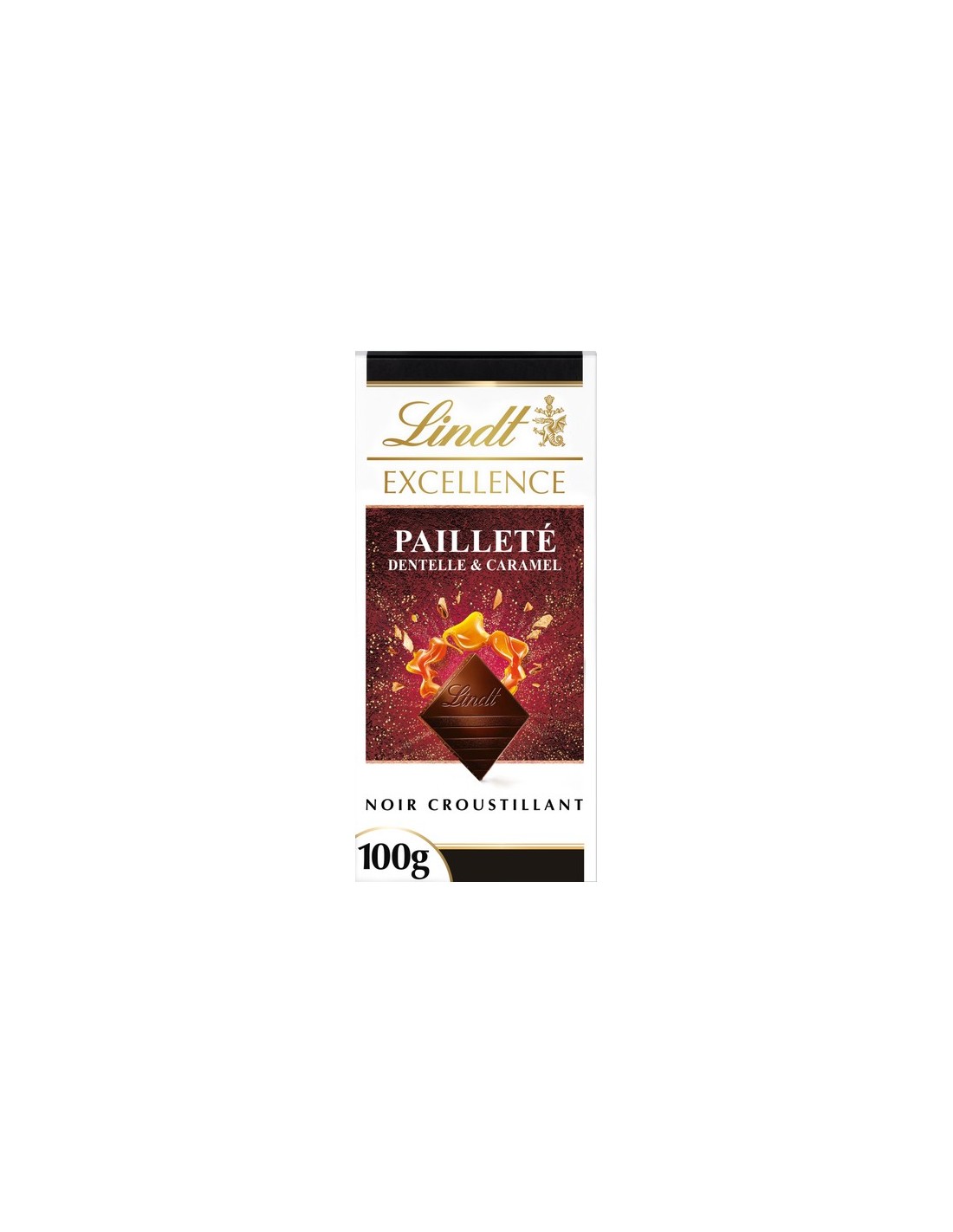 Lindt Excellence Dark Crispy Wafer & Caramel 100g