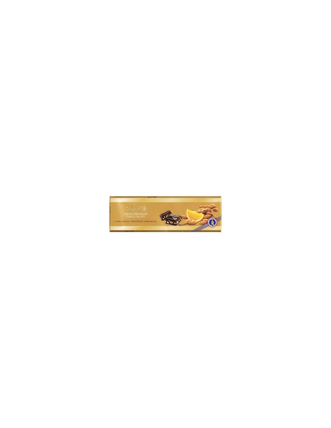 Lindt Swiss Premium Dark Orange Almond 300g