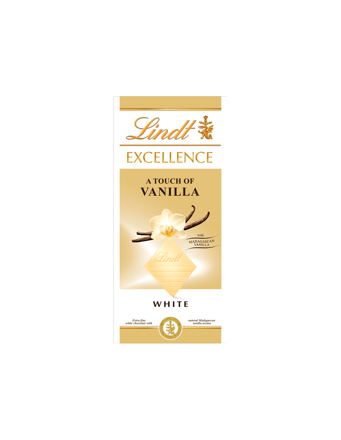 Lindt Excellence White Vanilla 100g