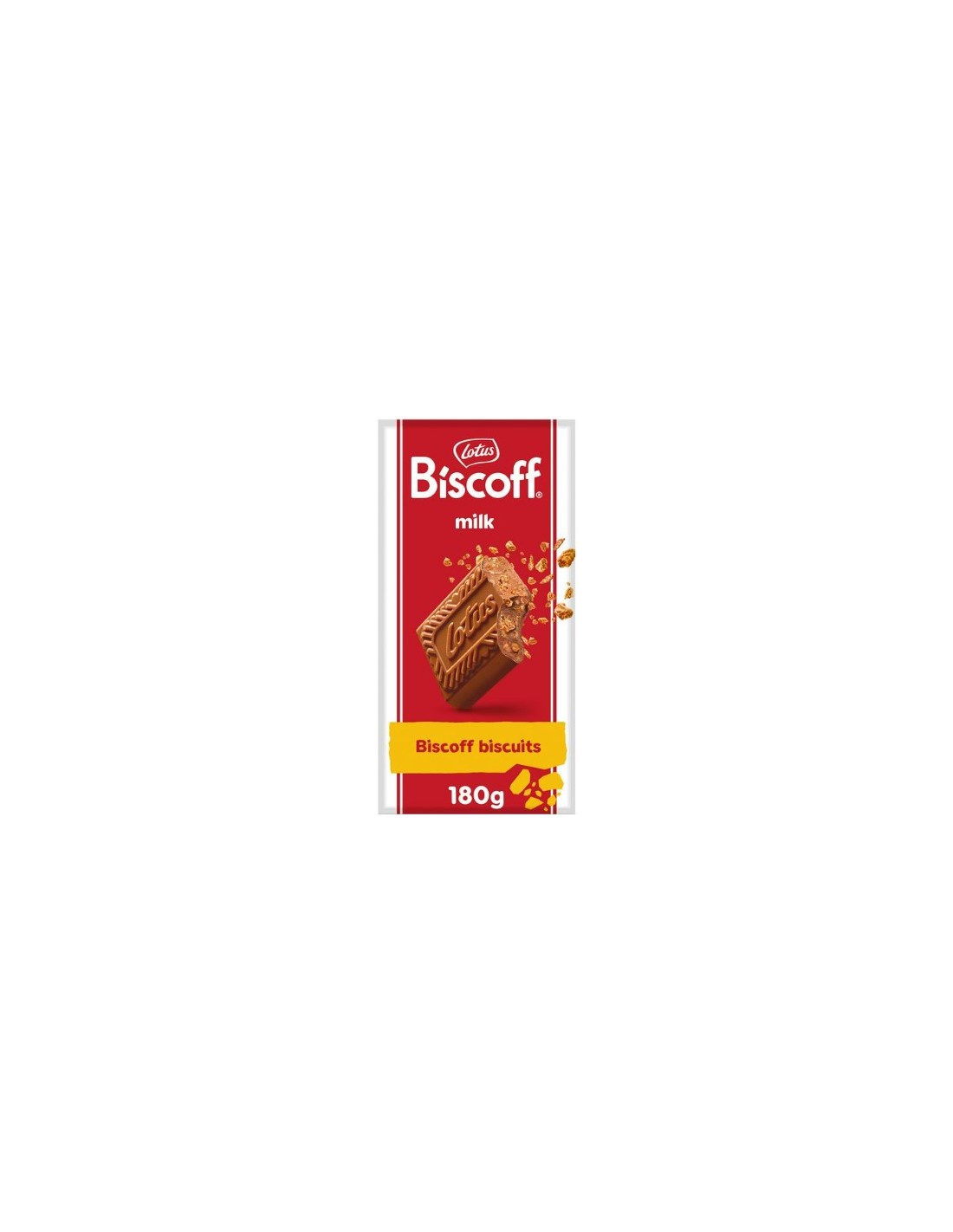 Lotus Biscoff Milk Chocolate with Biscoff Biscuits 180g