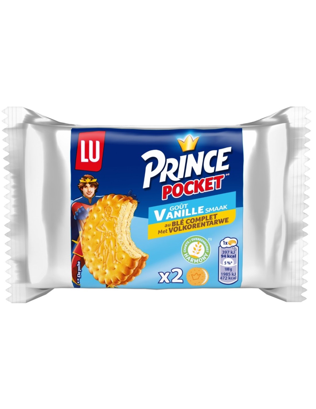 Lu Prince Vanilla Pocket 40g