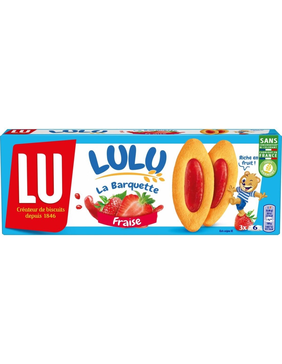 Lu LuLu La Barquette Strawberry 120g
