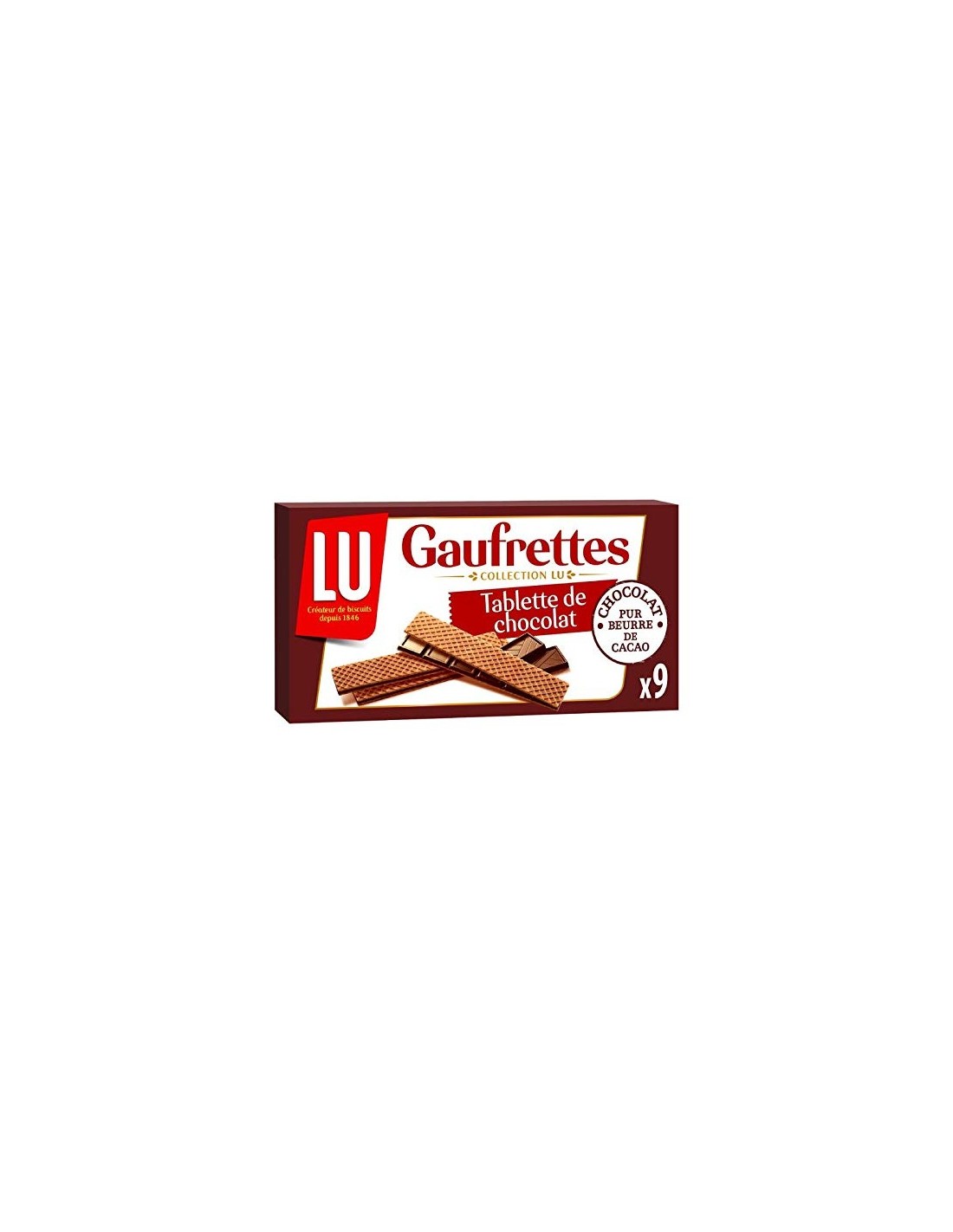 Lu Gaufrettes Chocolat Noir 92g