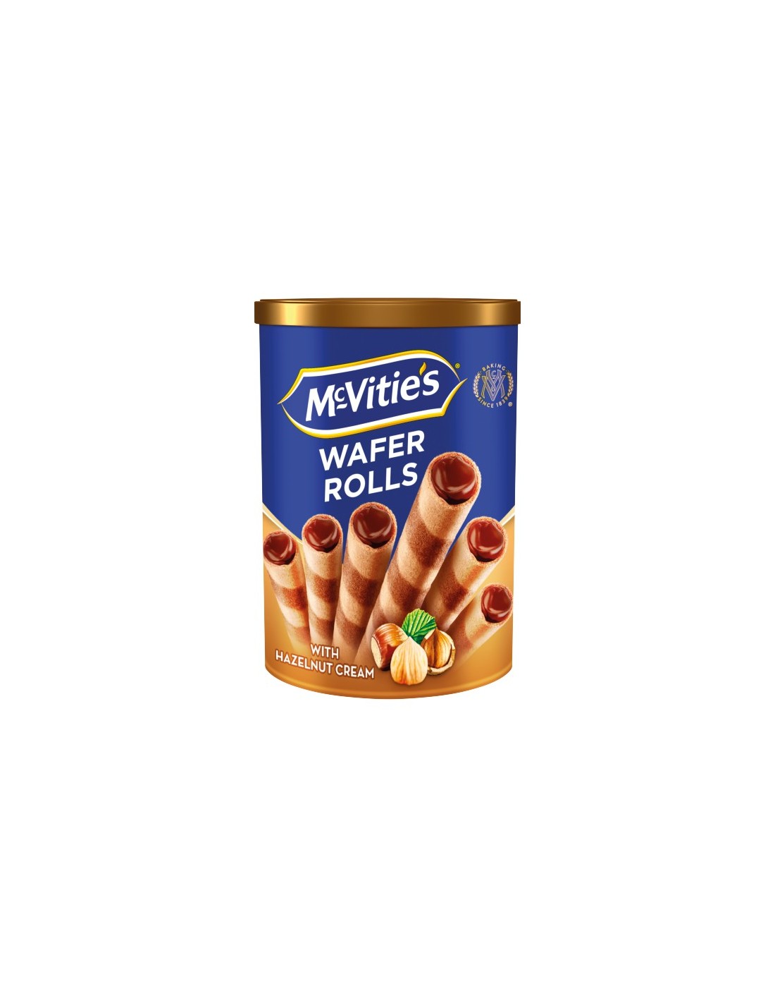 McVitie's Wafer Rolls with Hazelnut Cream Filling 170g