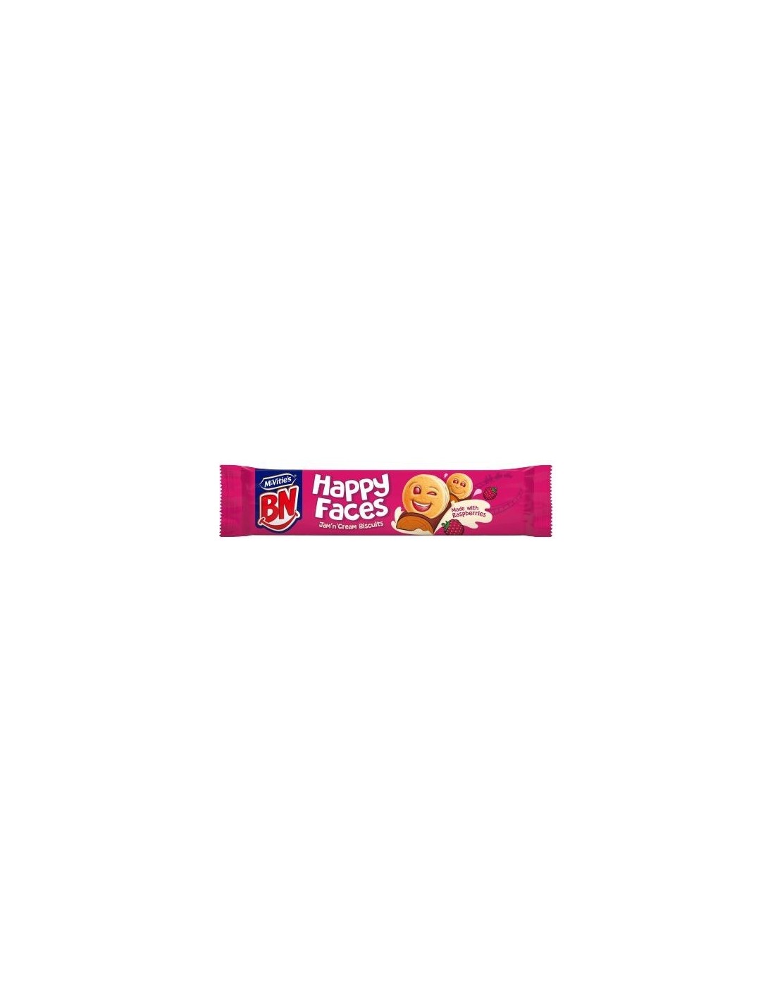 McVitie's BN Happy Faces Jam 'n' Cream Biscuits 165g