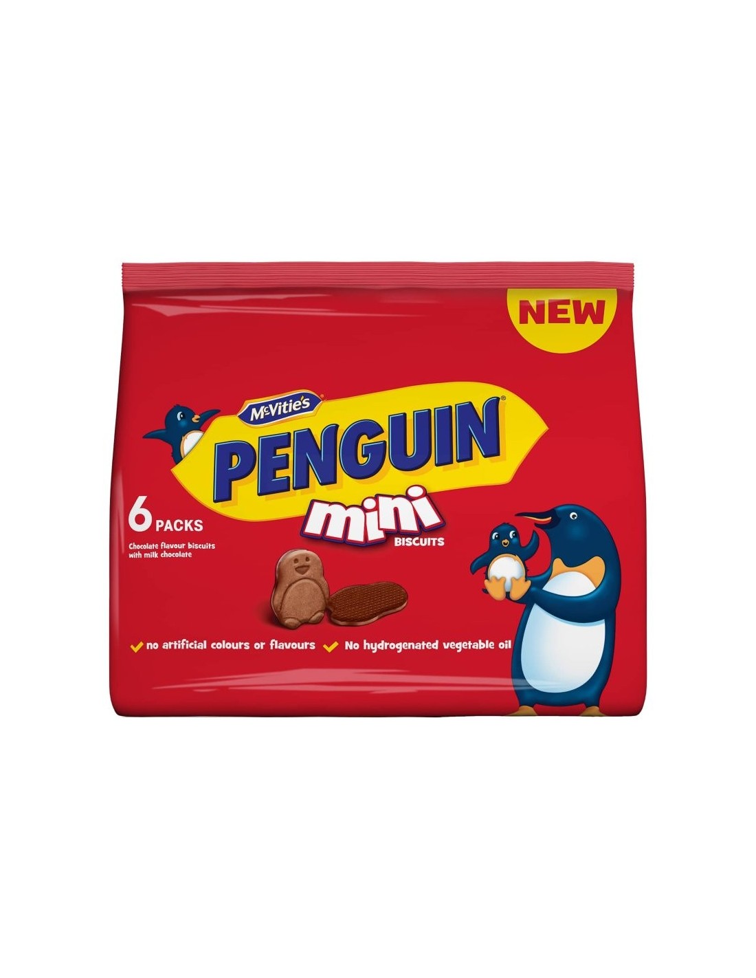 McVitie's Mini Penguin Multipack Biscuits 6x19g