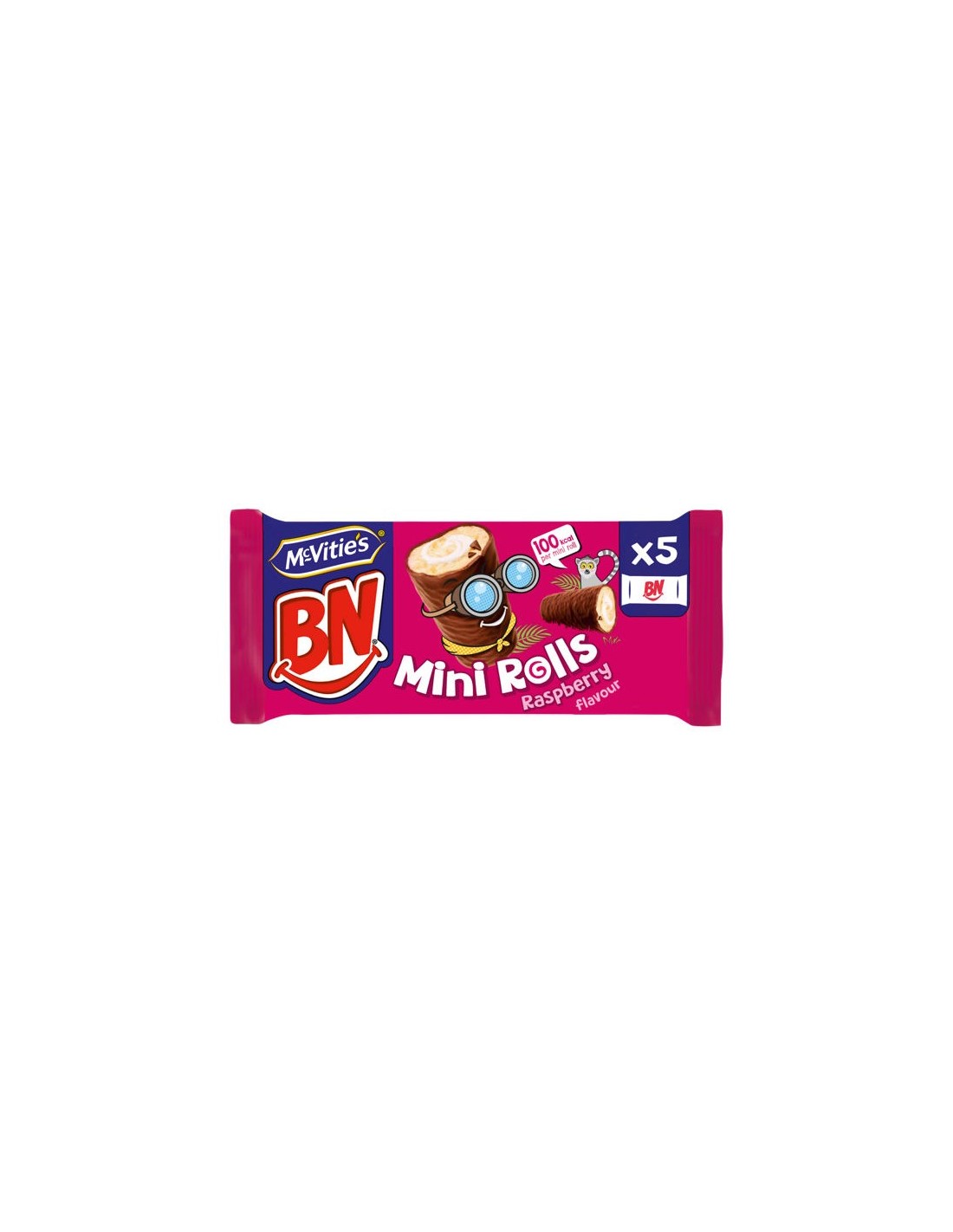 McVitie's BN 5 Mini Rolls Raspberry Flavour 200g