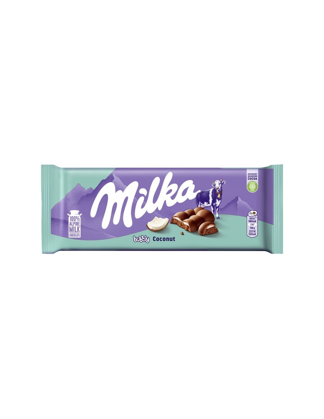 Milka Bubbly Coconut 97g