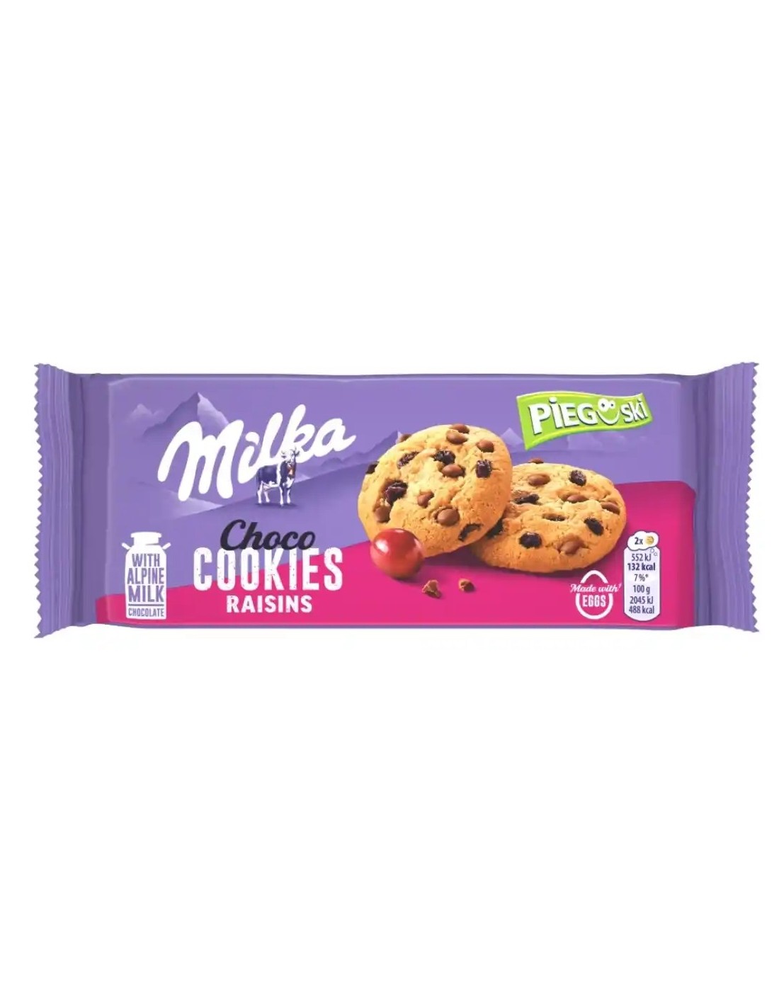 Milka Pieguski Cookie Raisins 135g