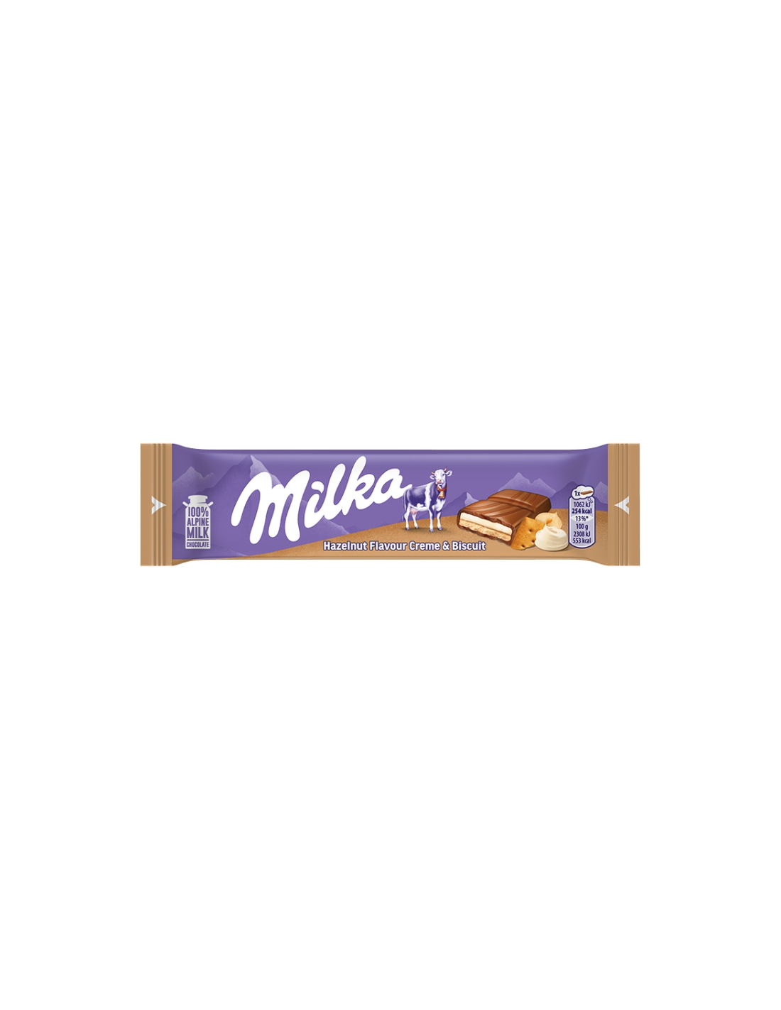 Milka Hazelnut Creme & Biscuit 46g