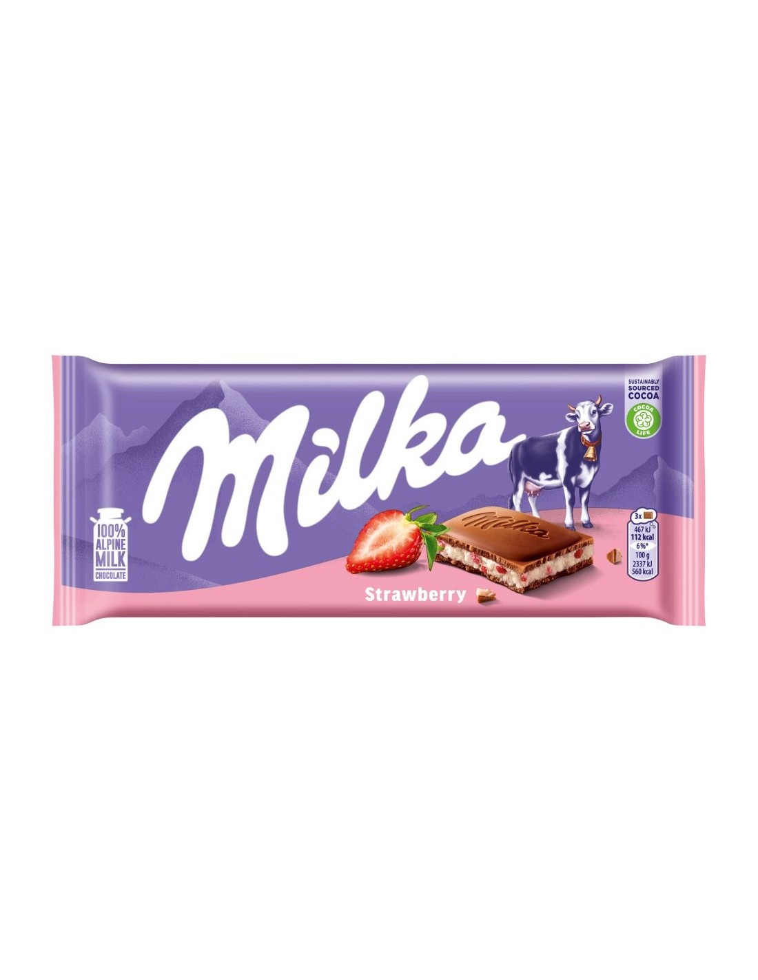 Milka Strawberry 100g