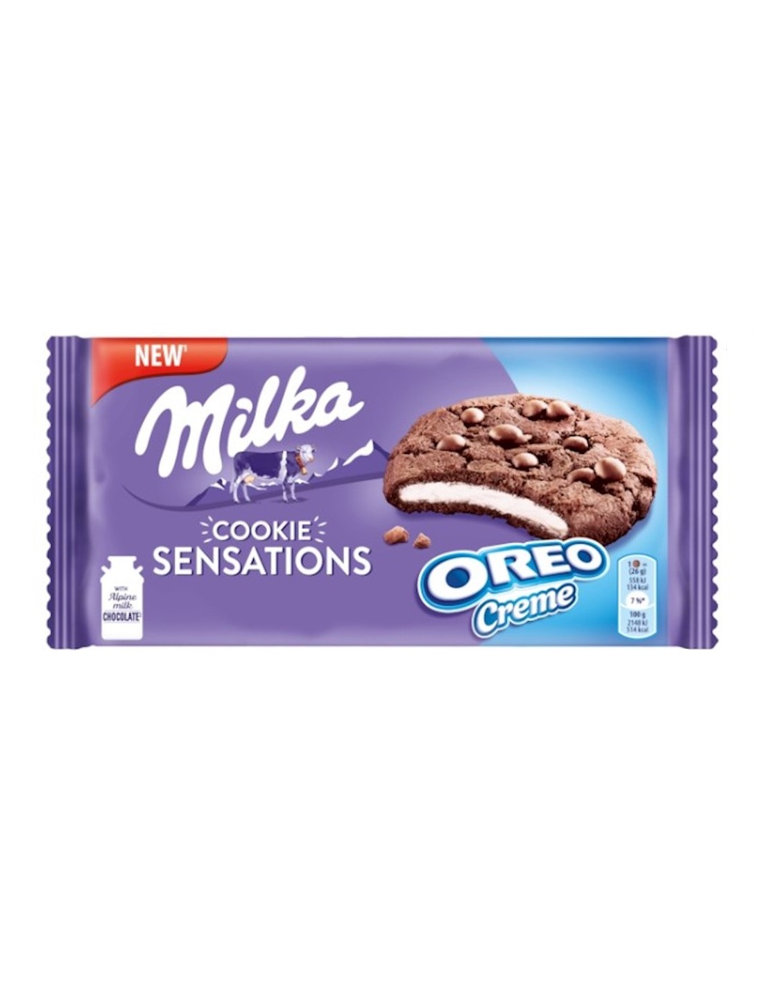 Milka Sensations Cookies Oreo 156g