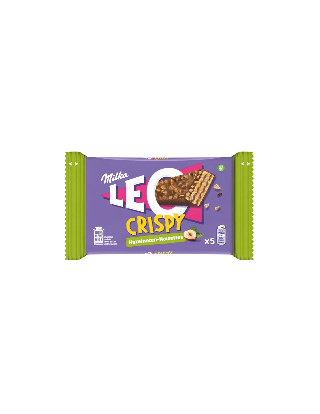 Milka Leo Crispy Nuts 5Pk 157.5g