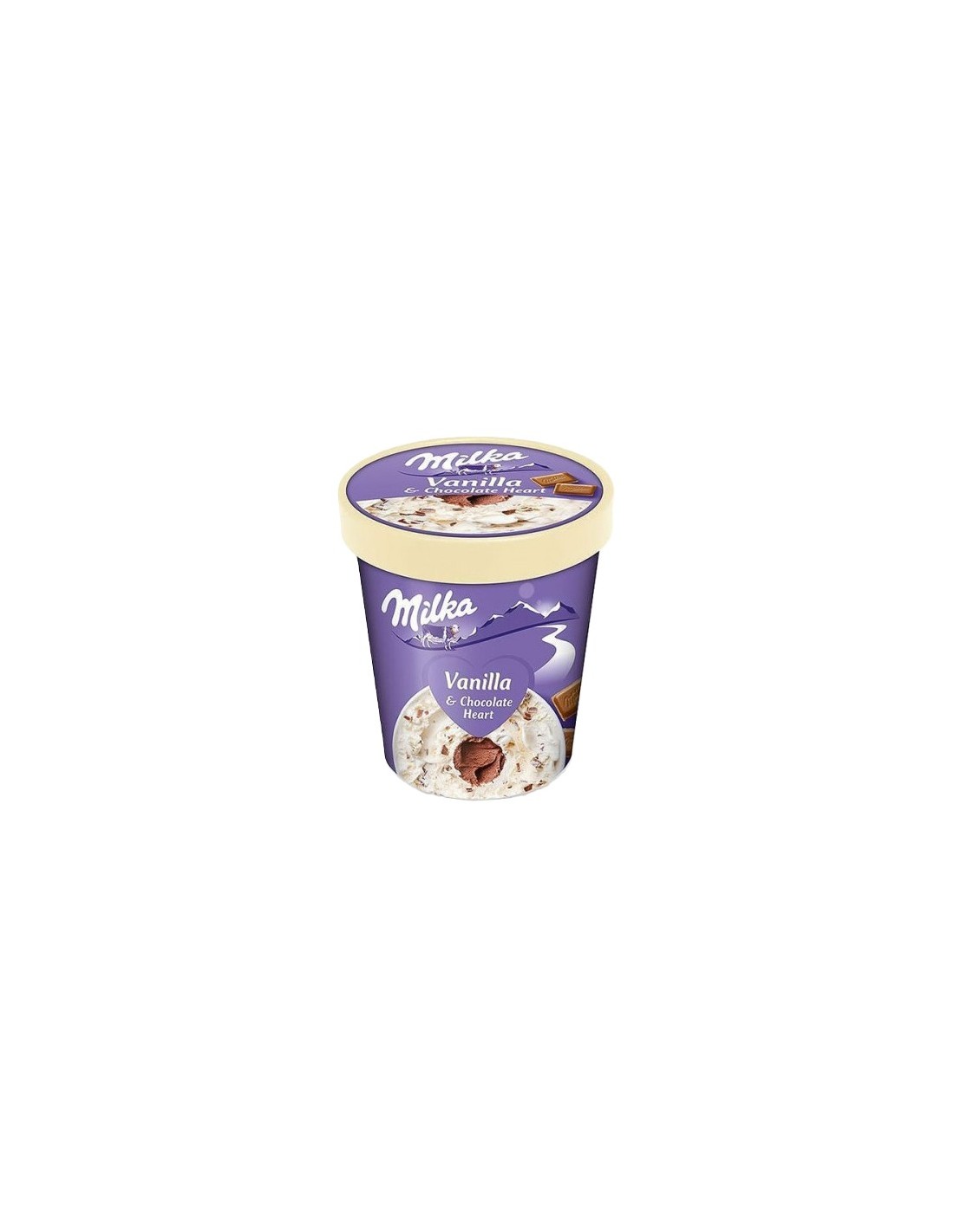 Milka Vanilla & Chocolate Heart 425ml