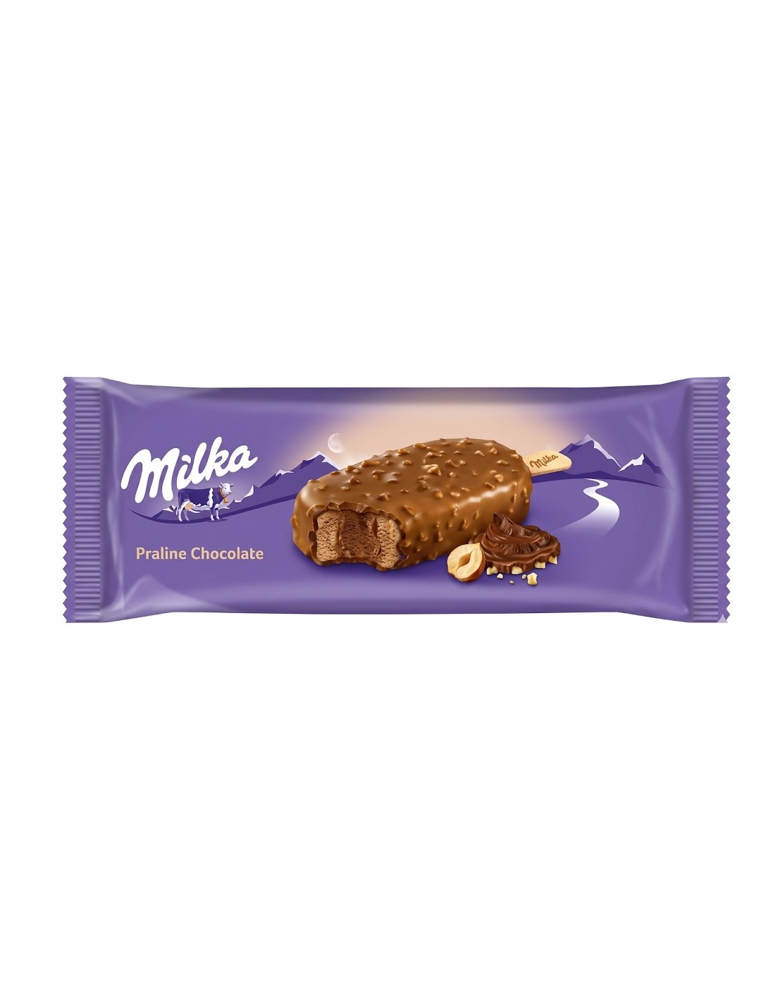Milka Chocolate Praline Stick Ice Cream 90ml