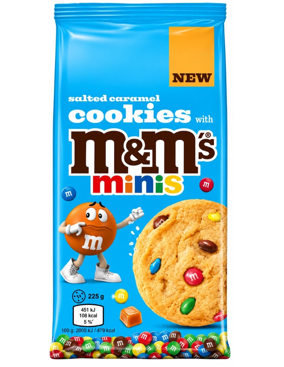 M&M's Minis Salted Caramel Cookies 144g