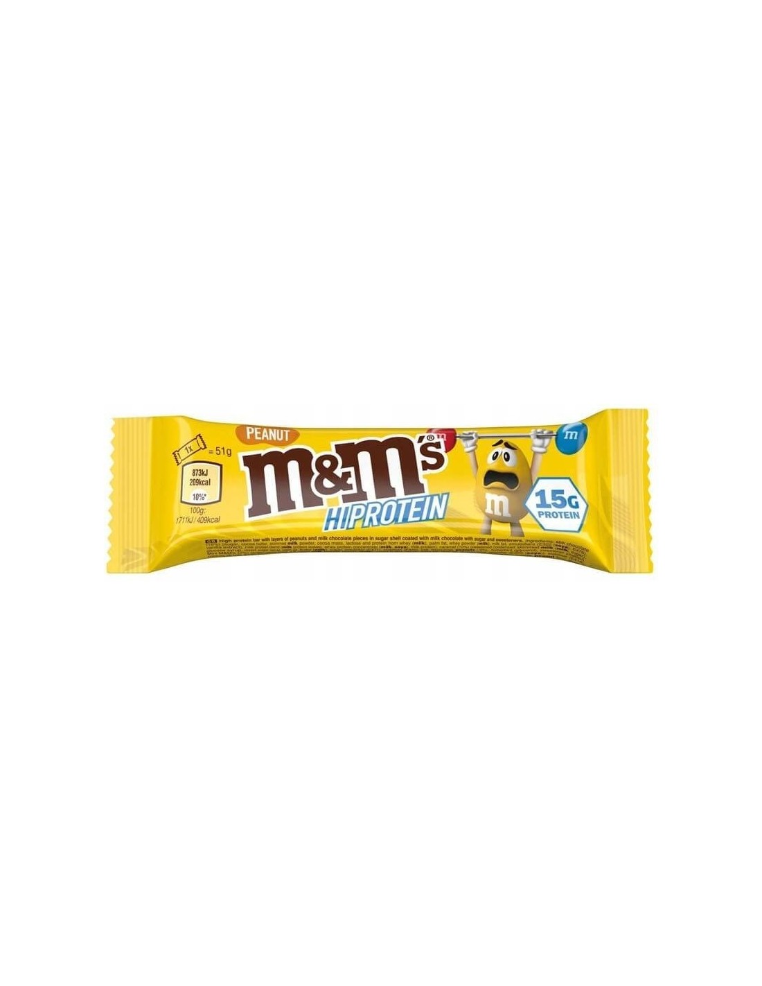 M&M's Hi-Protein Peanut Bar 51g