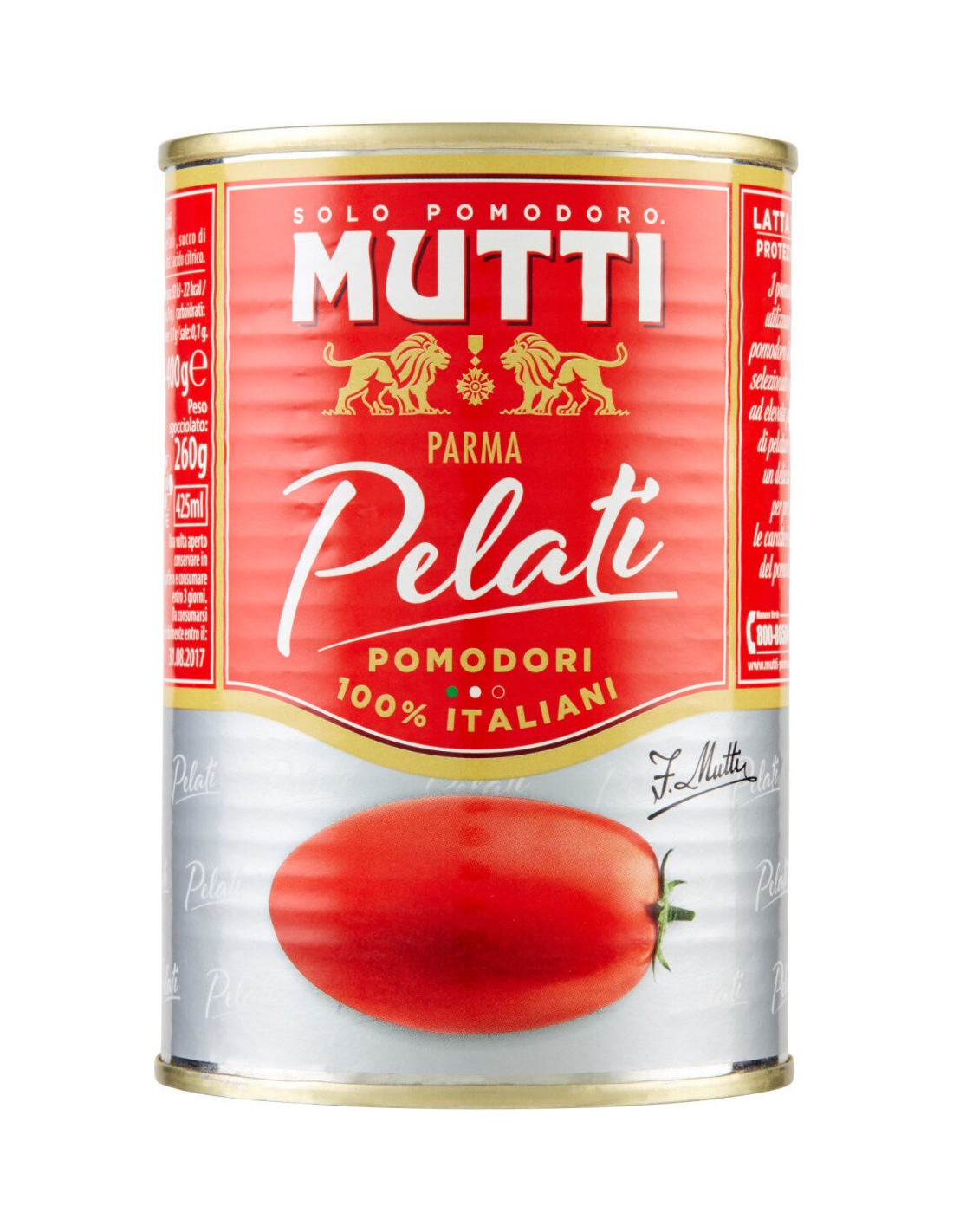 Mutti Pelati Peeled Tomatoes 400g