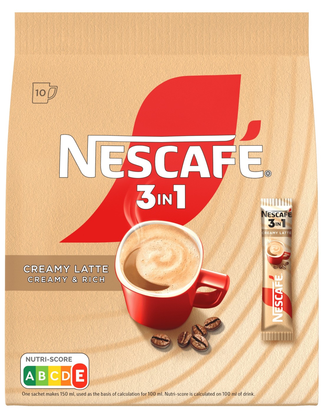 Nescafe 3in1 Creamy Latte 10x15g