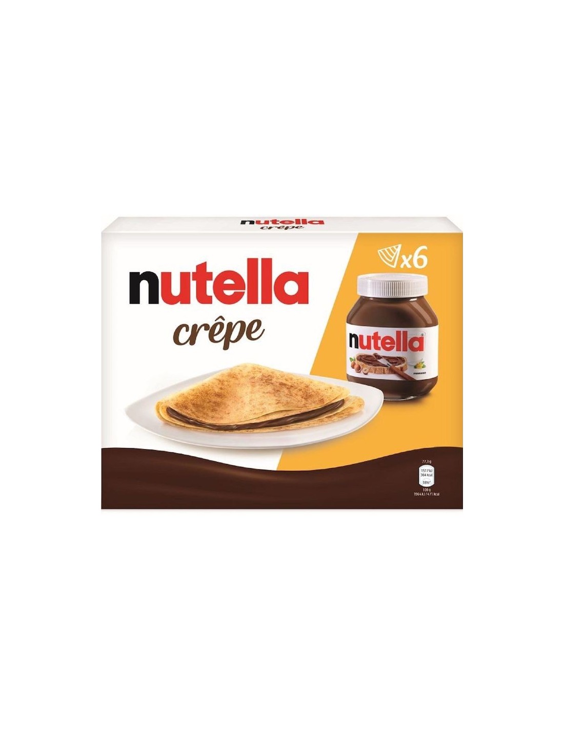 Nutella Crepes 6Pk (Frozen) 340g