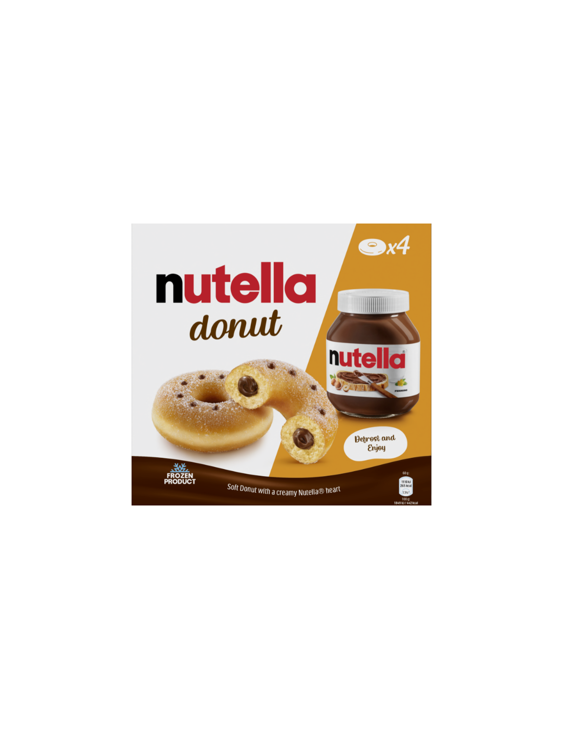 Nutella Donuts 4Pk (Frozen) 240g
