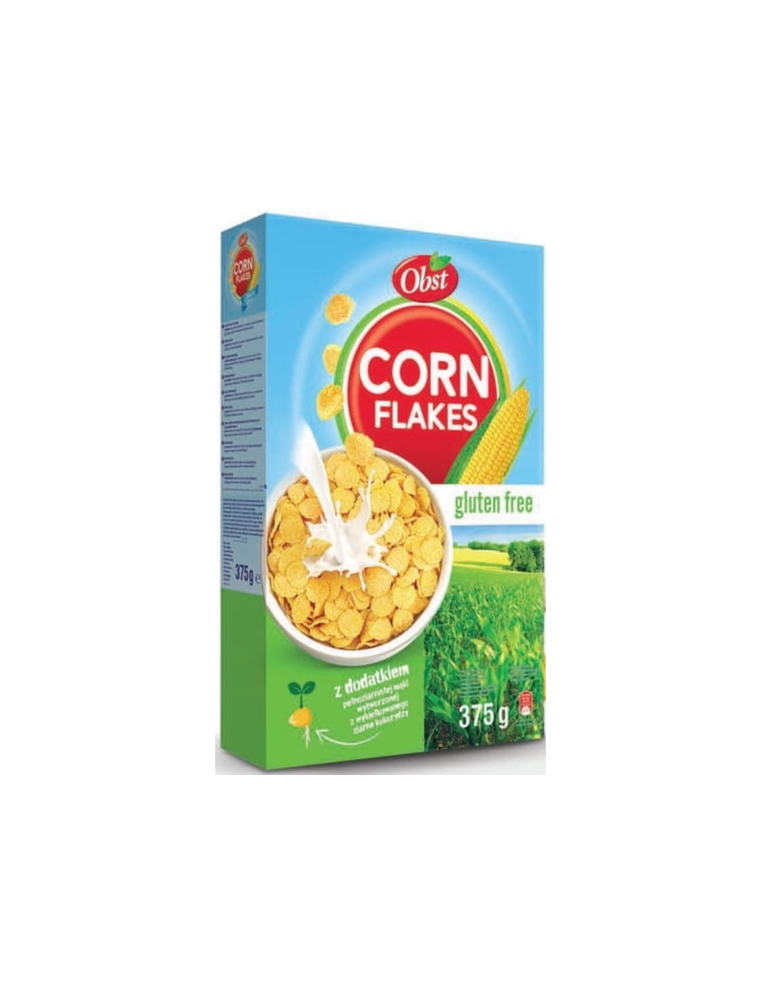 Obst Corn Flakes Gluten Free With Addition Of Sprouted Corn Flour 375g
