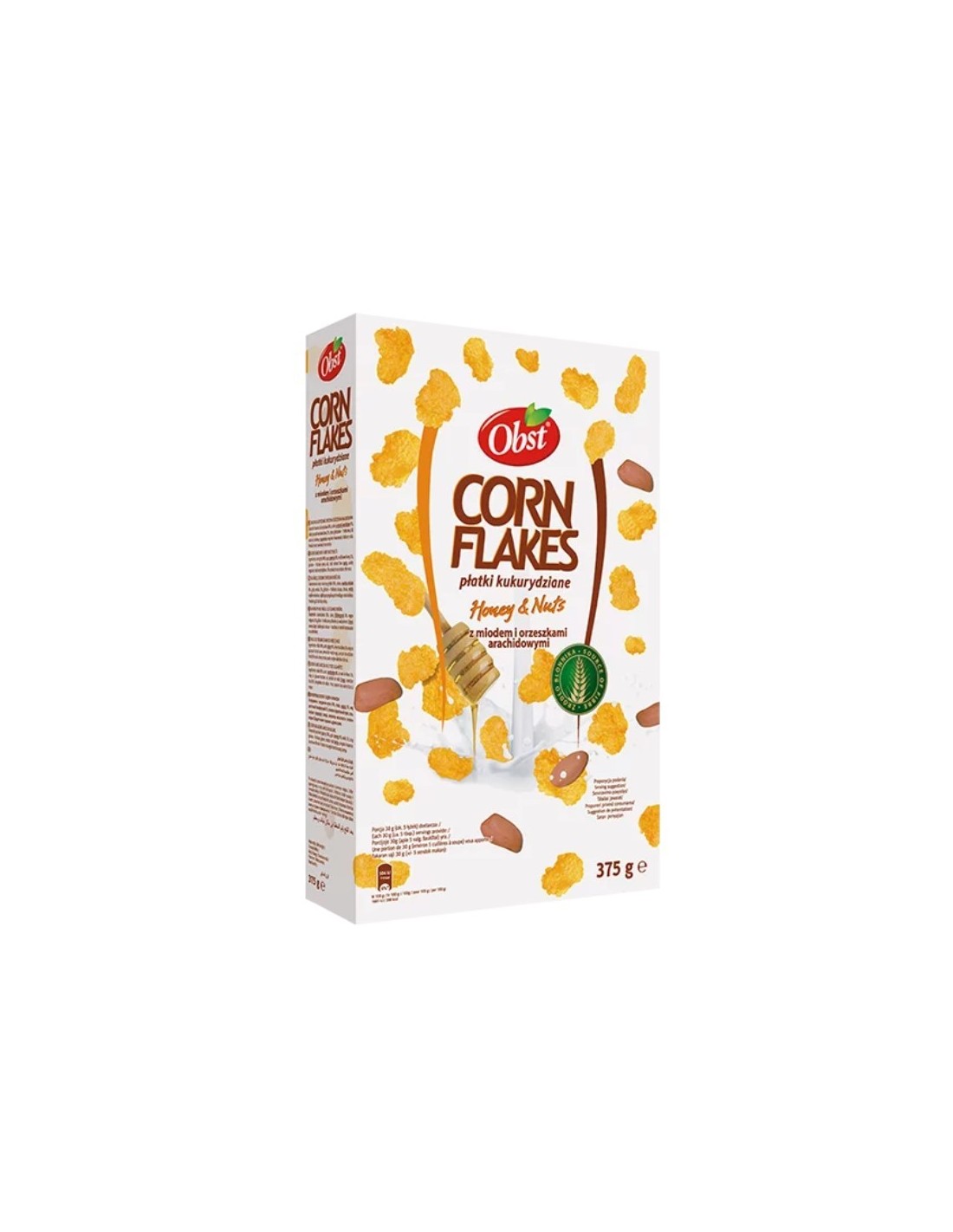 Obst Corn Flakes Honey & Nuts 375g