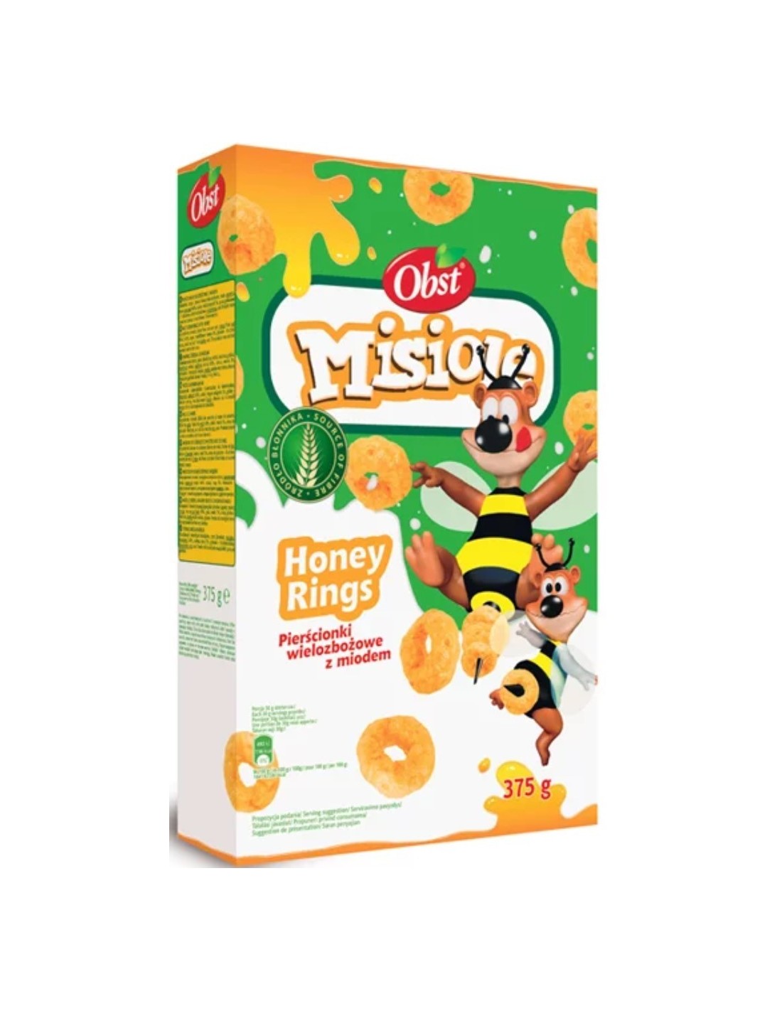 Obst Cereal Honey Rings "Misiole" 375g