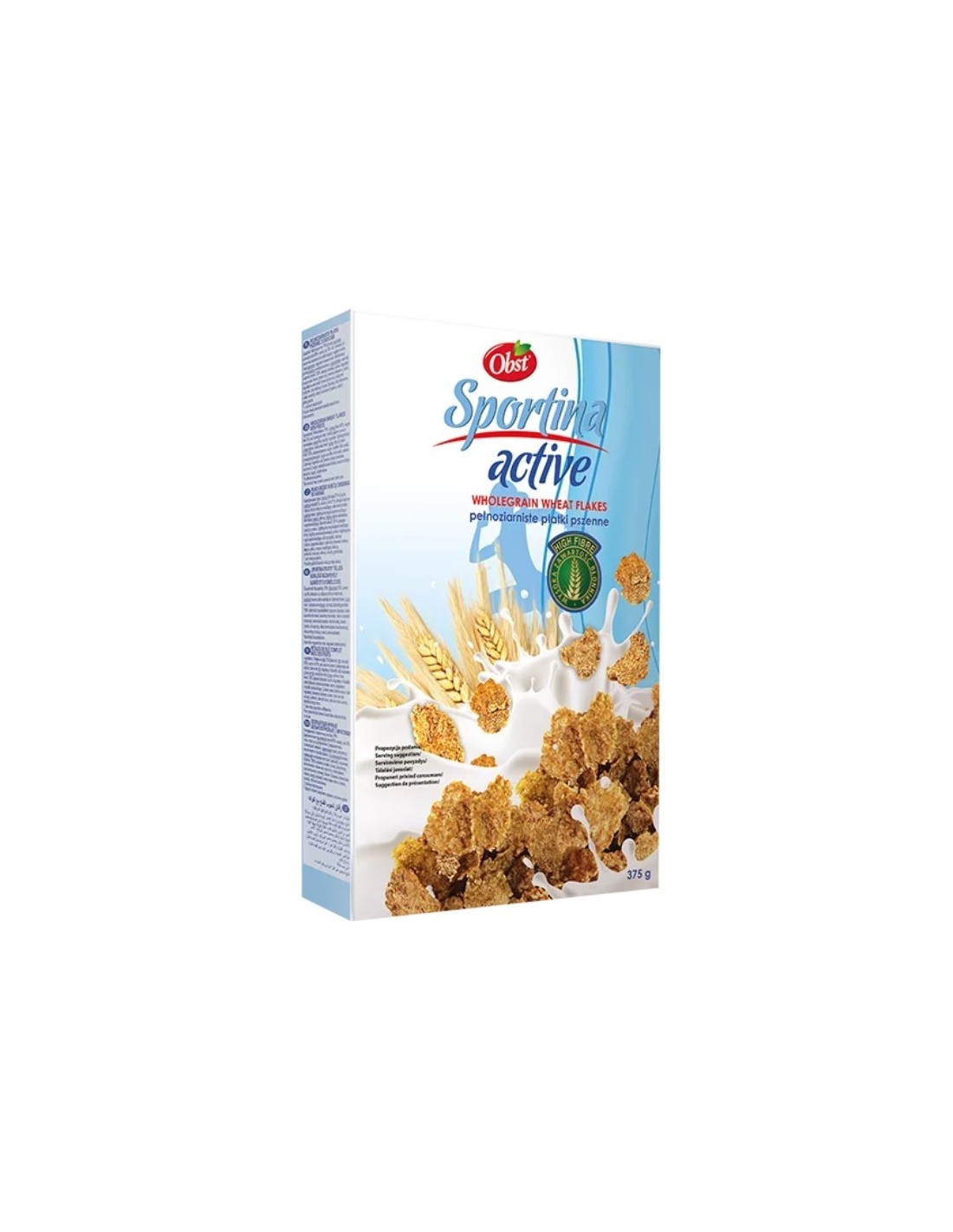 Obst Wheat Flakes With Rice "Sportina Active" 375g