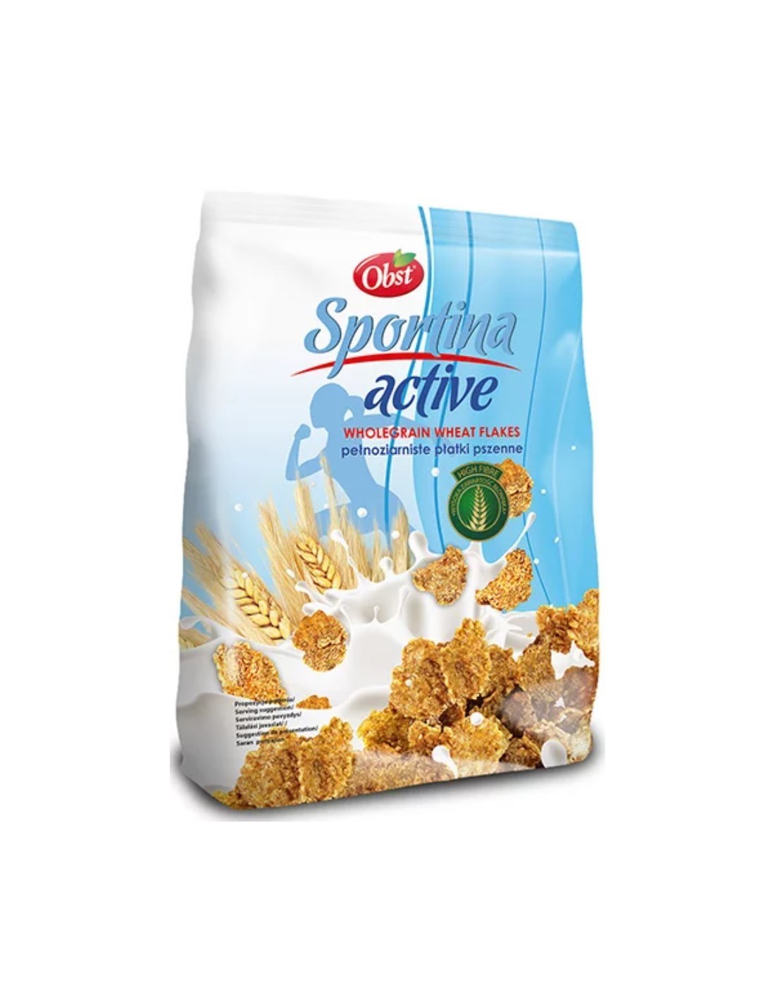 Obst Wheat Flakes with Rice "Sportina Active" 250g