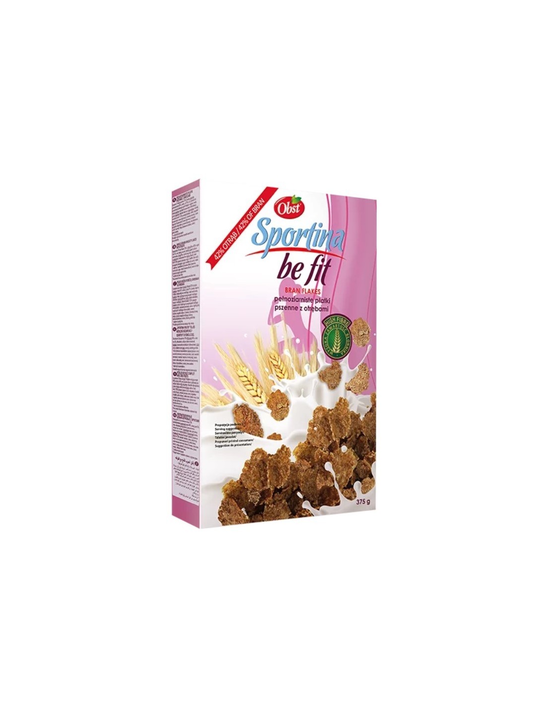 Obst Bran Flakes "Sportina Be Fit" 375g