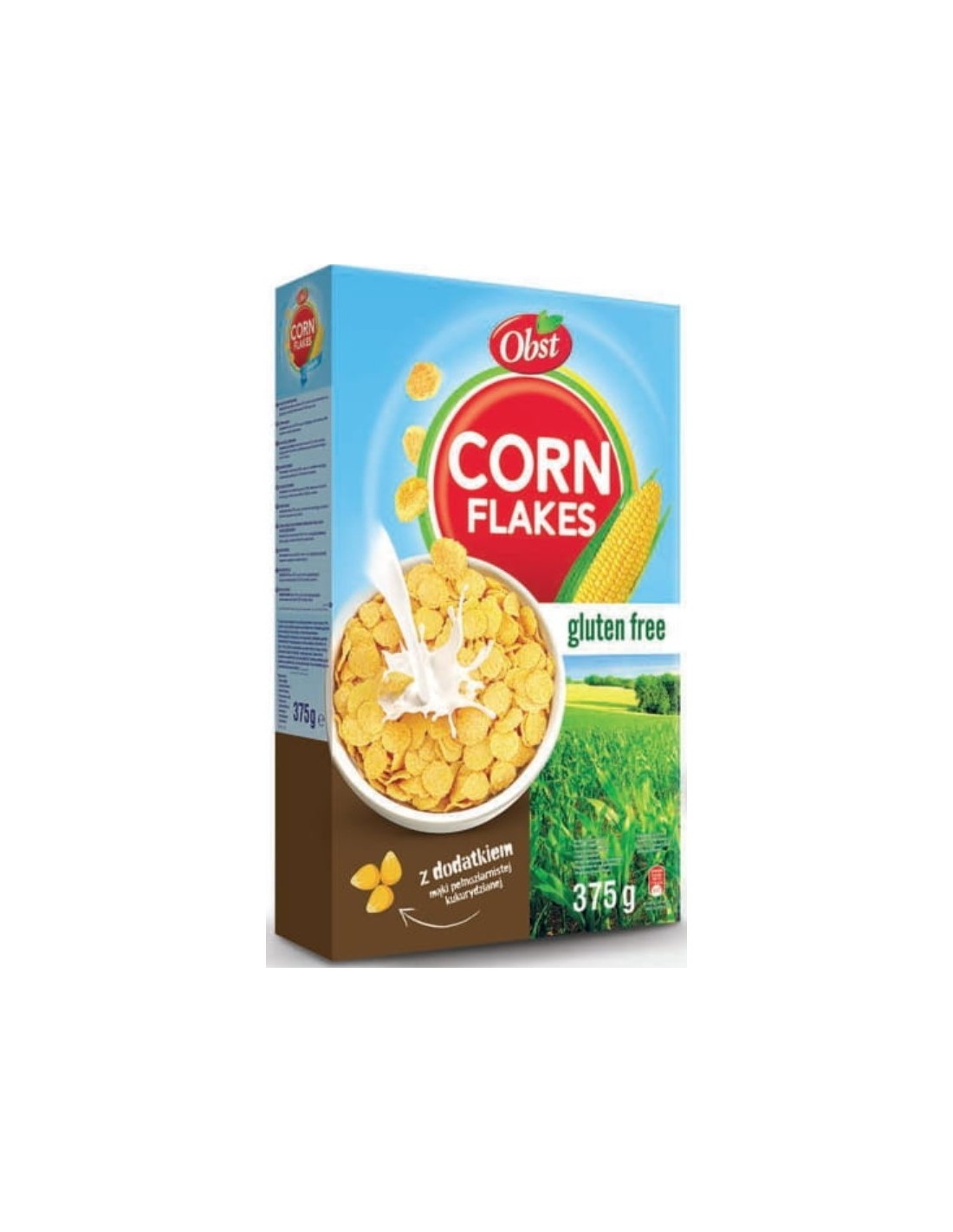 Obst Corn Flakes Gluten Free With Addition Of Wholegrain Corn Flour 375g