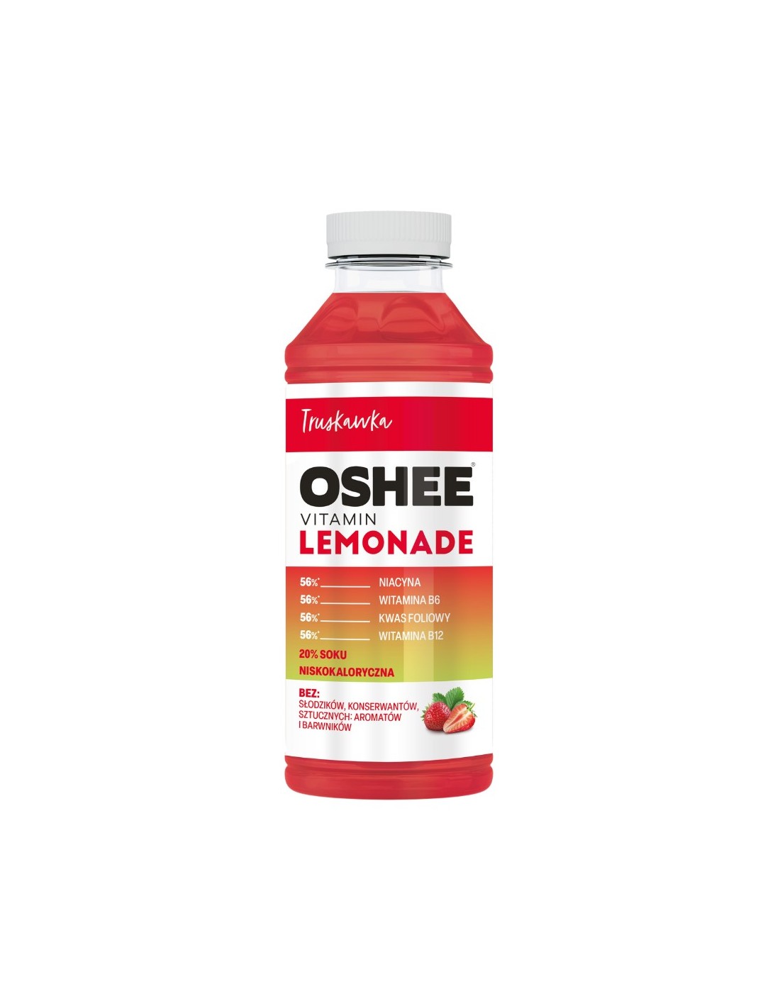 Oshee Vitamin Lemonade Strawberry 555ml