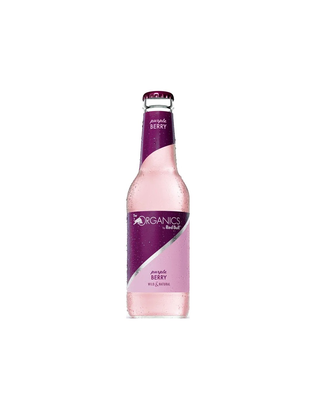 Red Bull Organics Purple Berry Glass 250ml