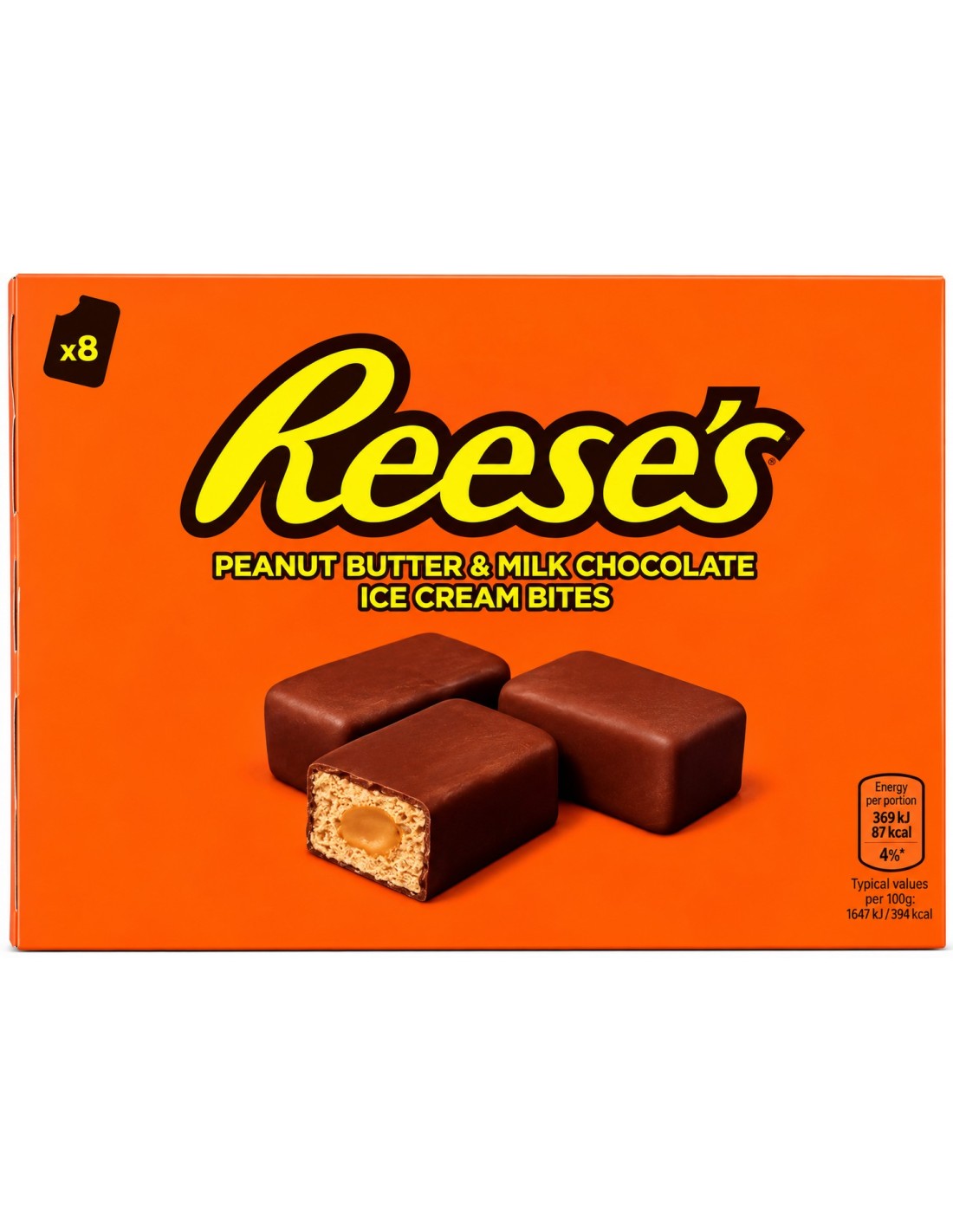 Reese's Ice Cream Peanut Butter Bites 8Pk 176g