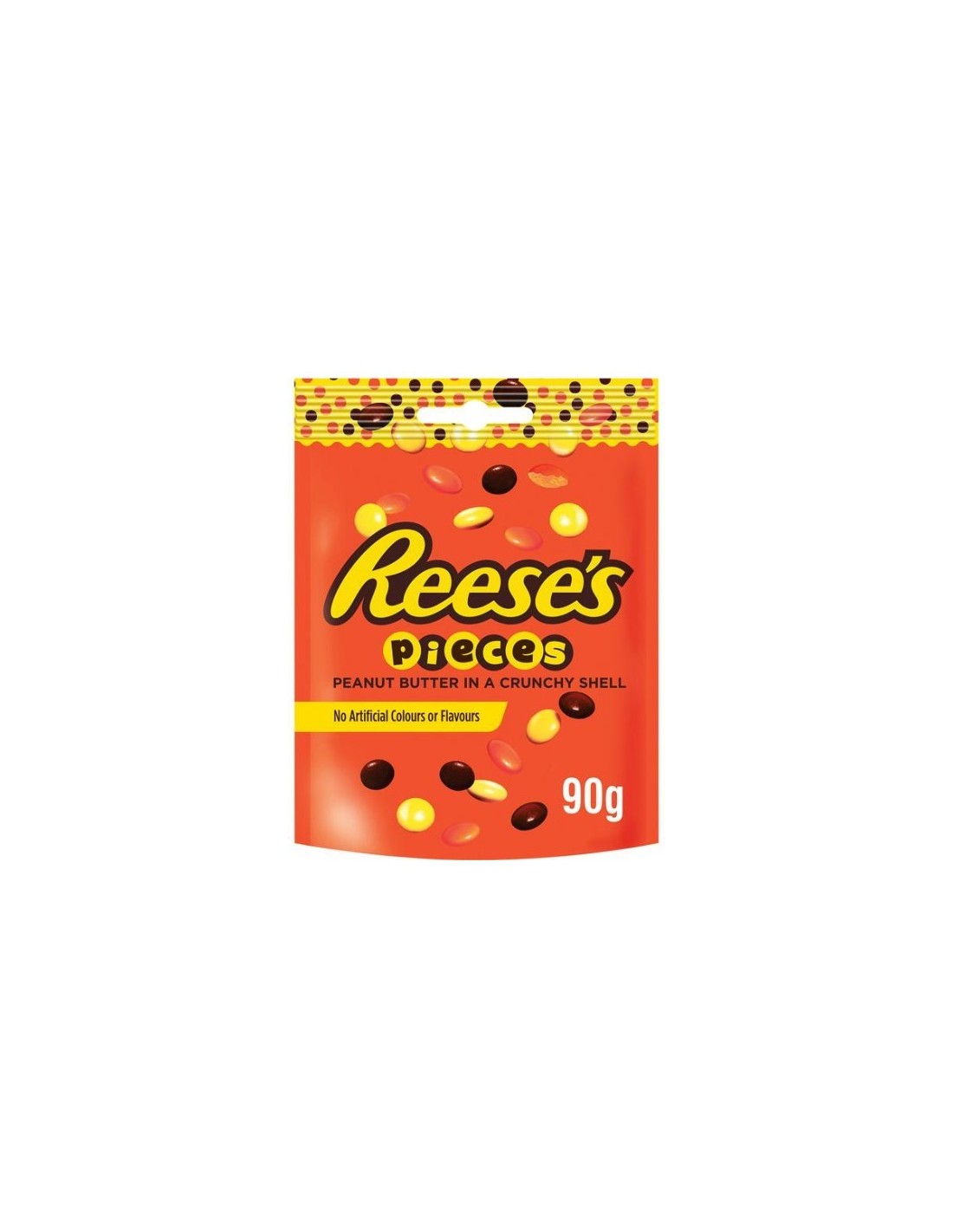 Reese's Pieces Peanut Butter in a Crunchy Shell Pouch 90g