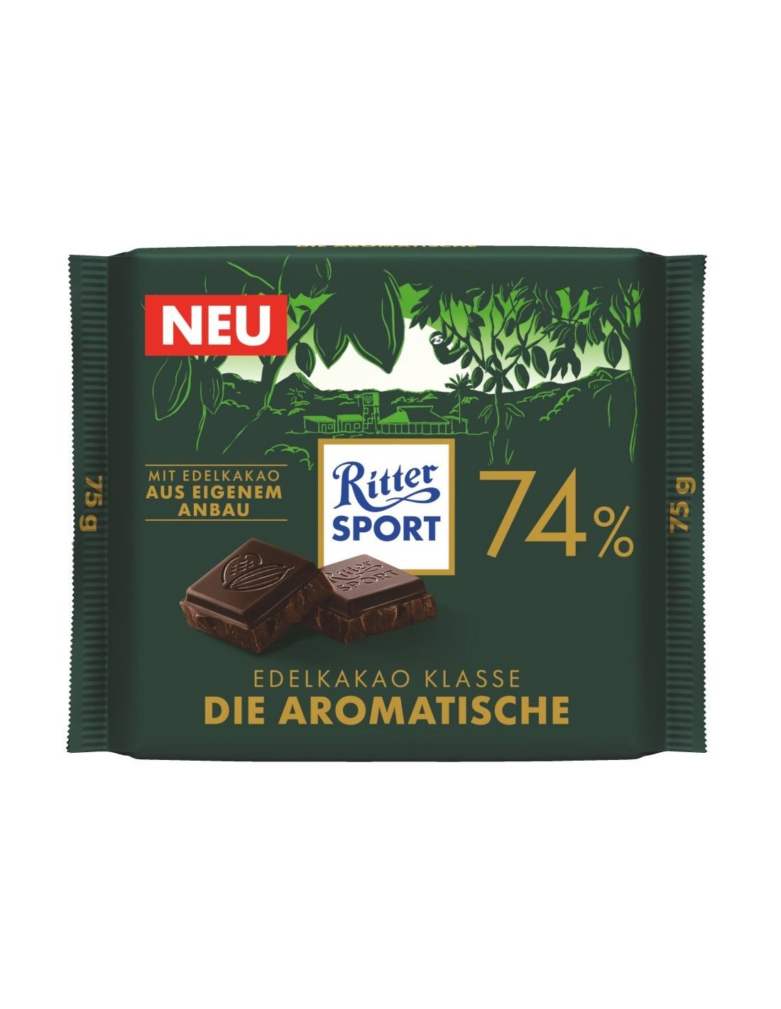 Ritter Sport Fine Cocoa Aromatic 74% 75g