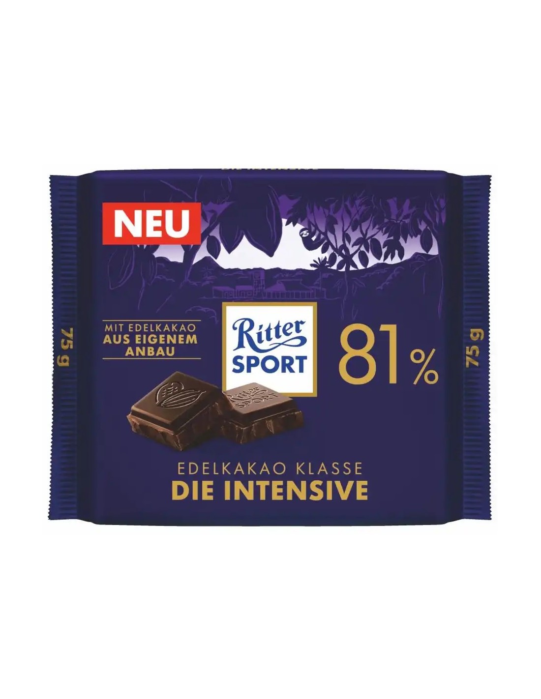 Ritter Sport Fine Cocoa Intense 81% 75g
