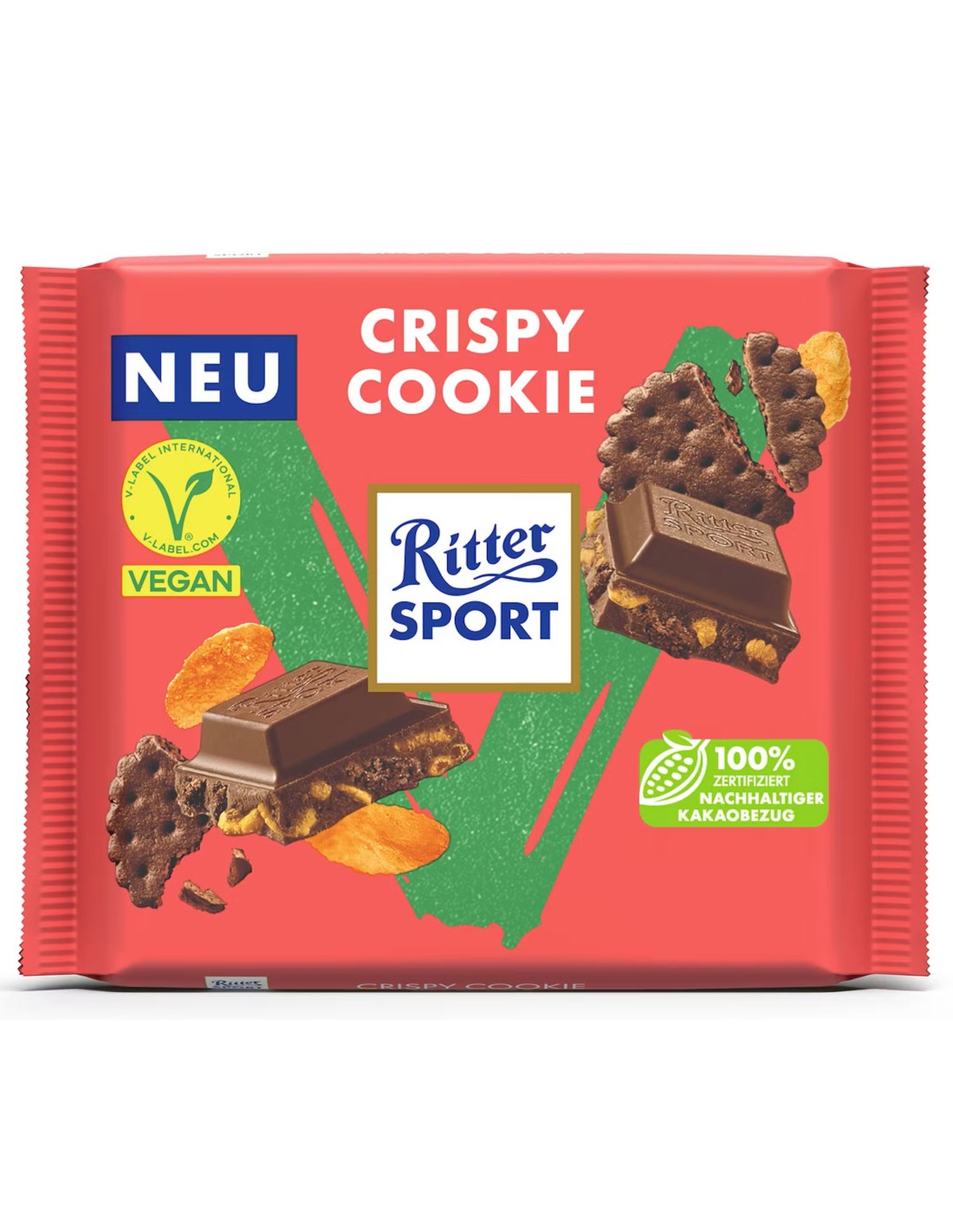 Ritter Sport Crispy Cookie Vegan 100g