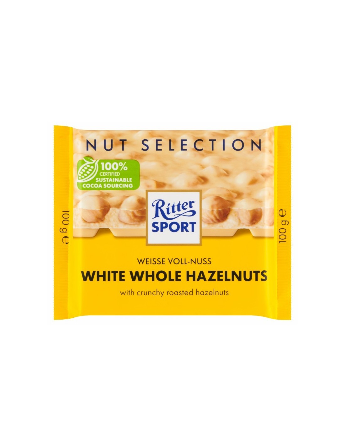Ritter Sport White Whole Hazelnuts 100g