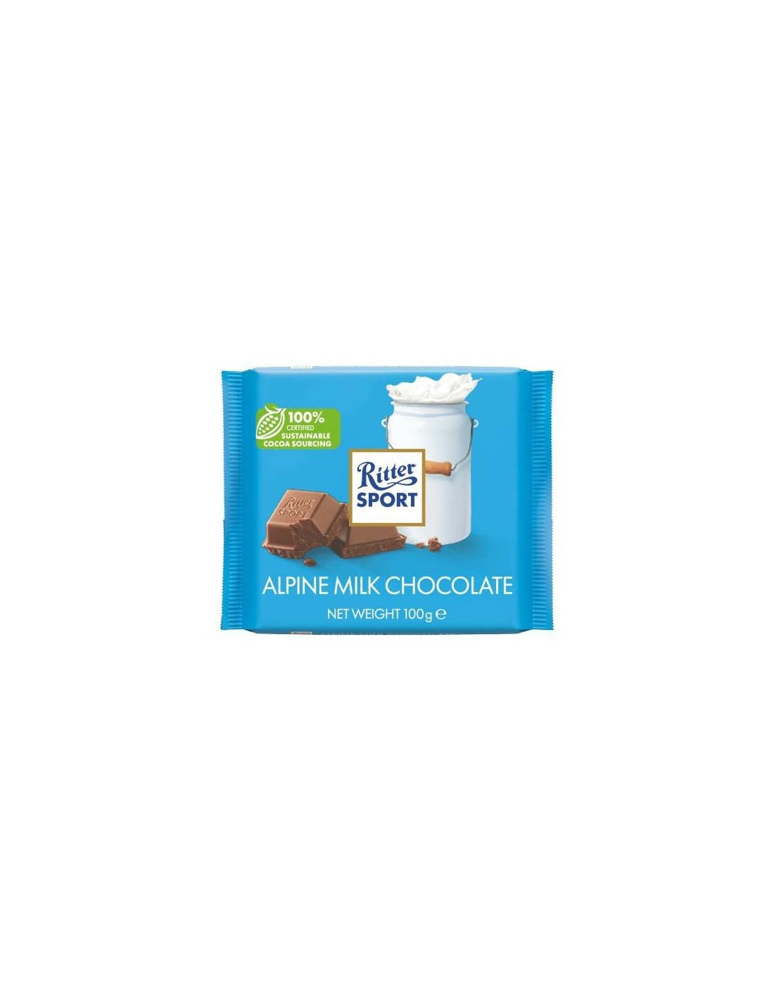 Ritter Sport Alpine Milk Chocolate 100g