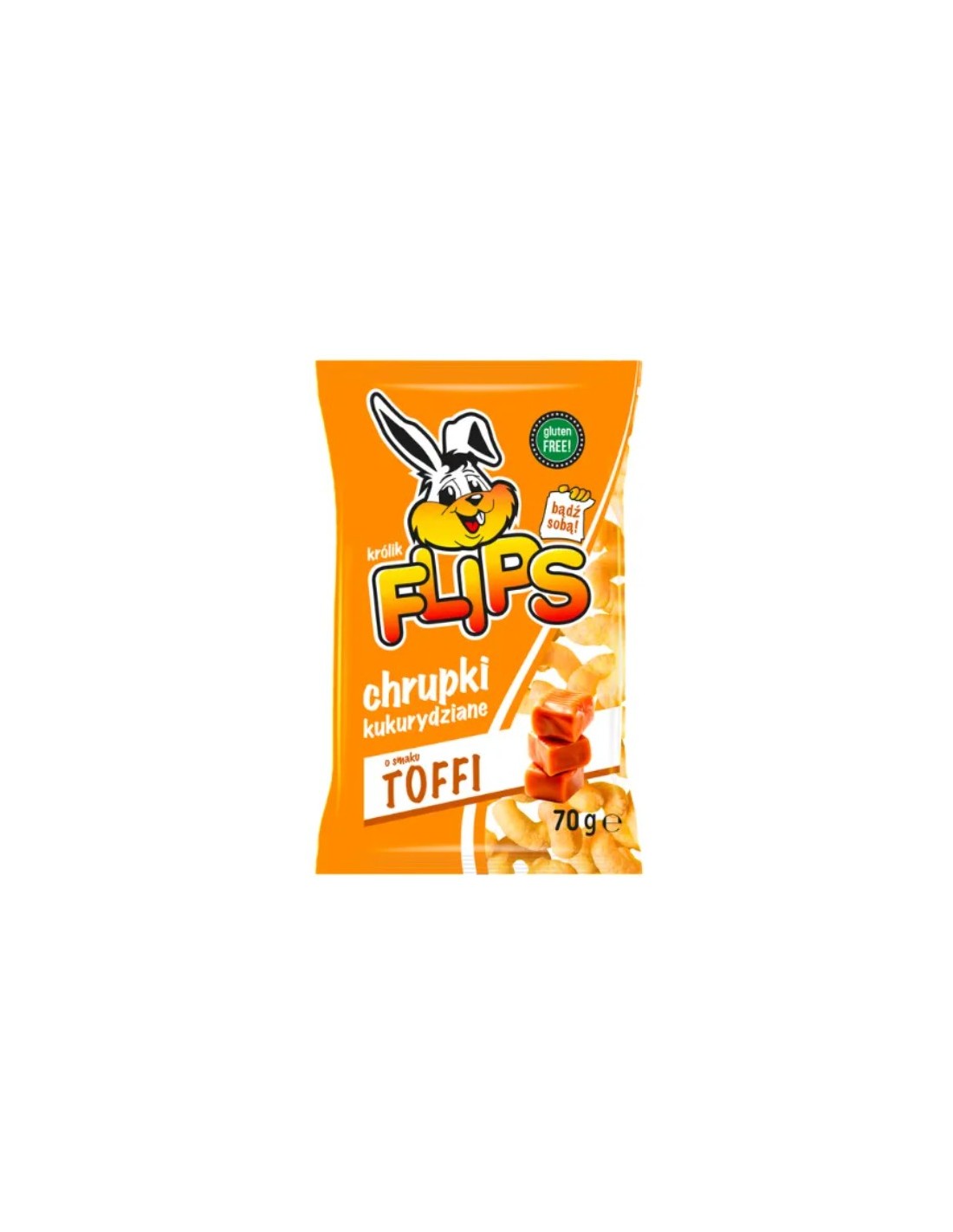 Flips Corn Puffs Toffee 70g