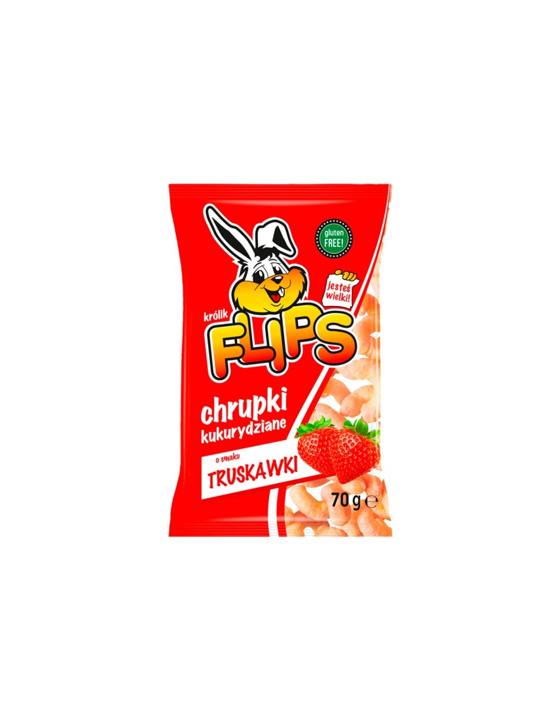 Flips Corn Puffs Strawberry 70g