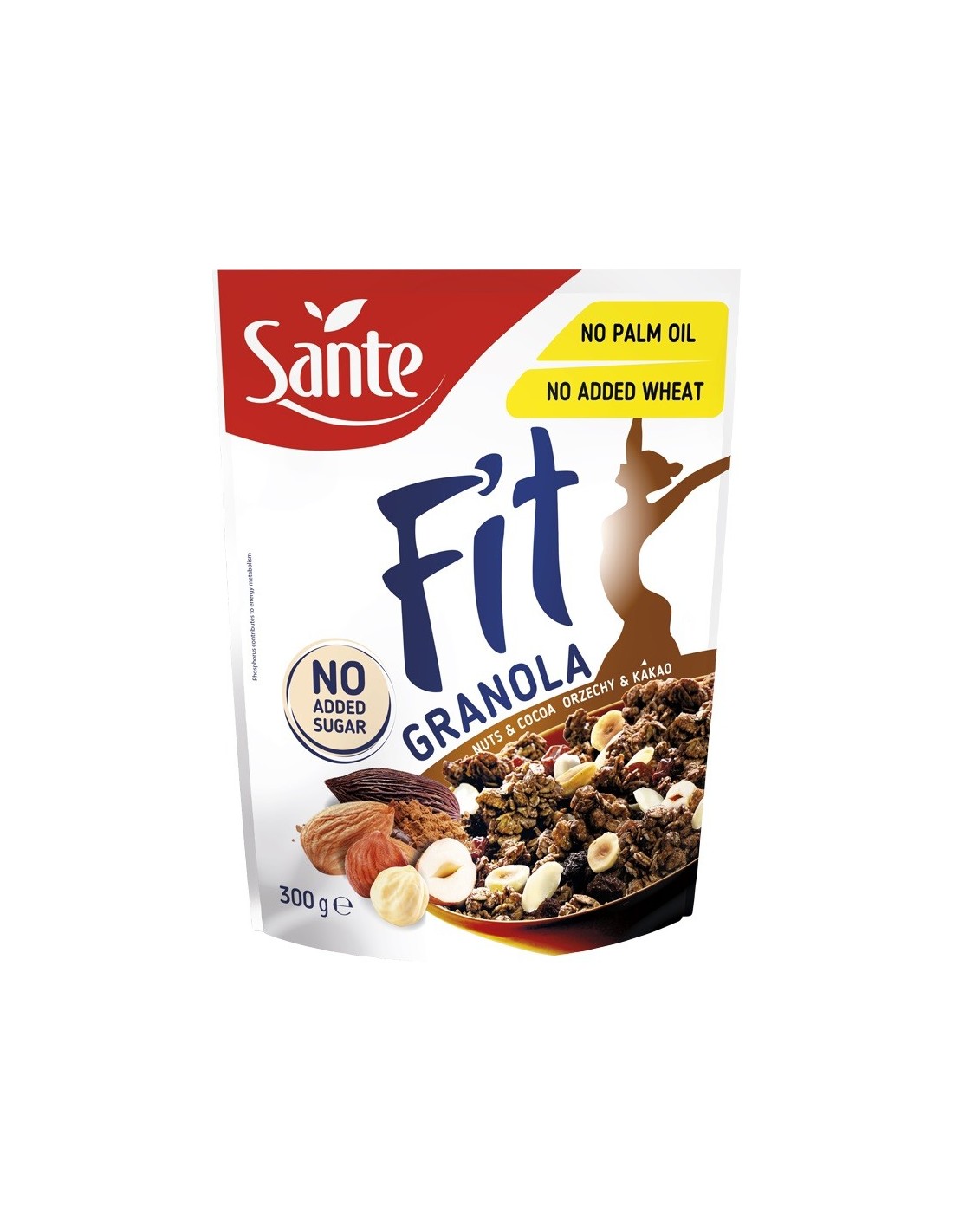 Sante Fit Granola Nuts & Cocoa No Added Sugar 300g