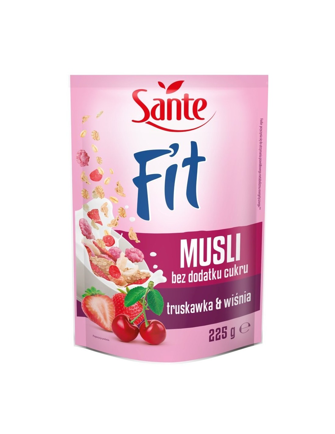 Sante Fit Strawberry Cherry No Added Sugar 225g