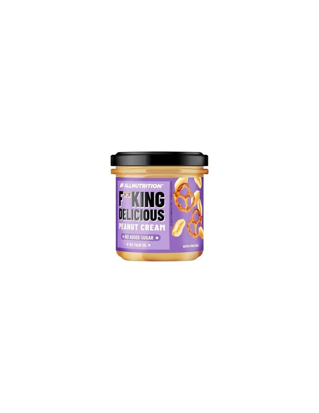 AllNutrition Fitking Delicious Peanut Cream With Pretzels 350g